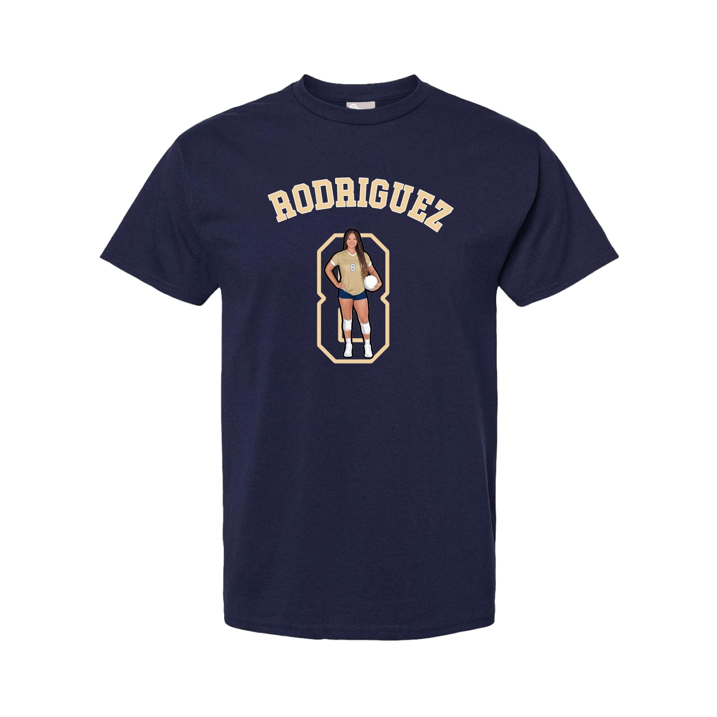 Youth Tee — Shirsey Arch in Navy