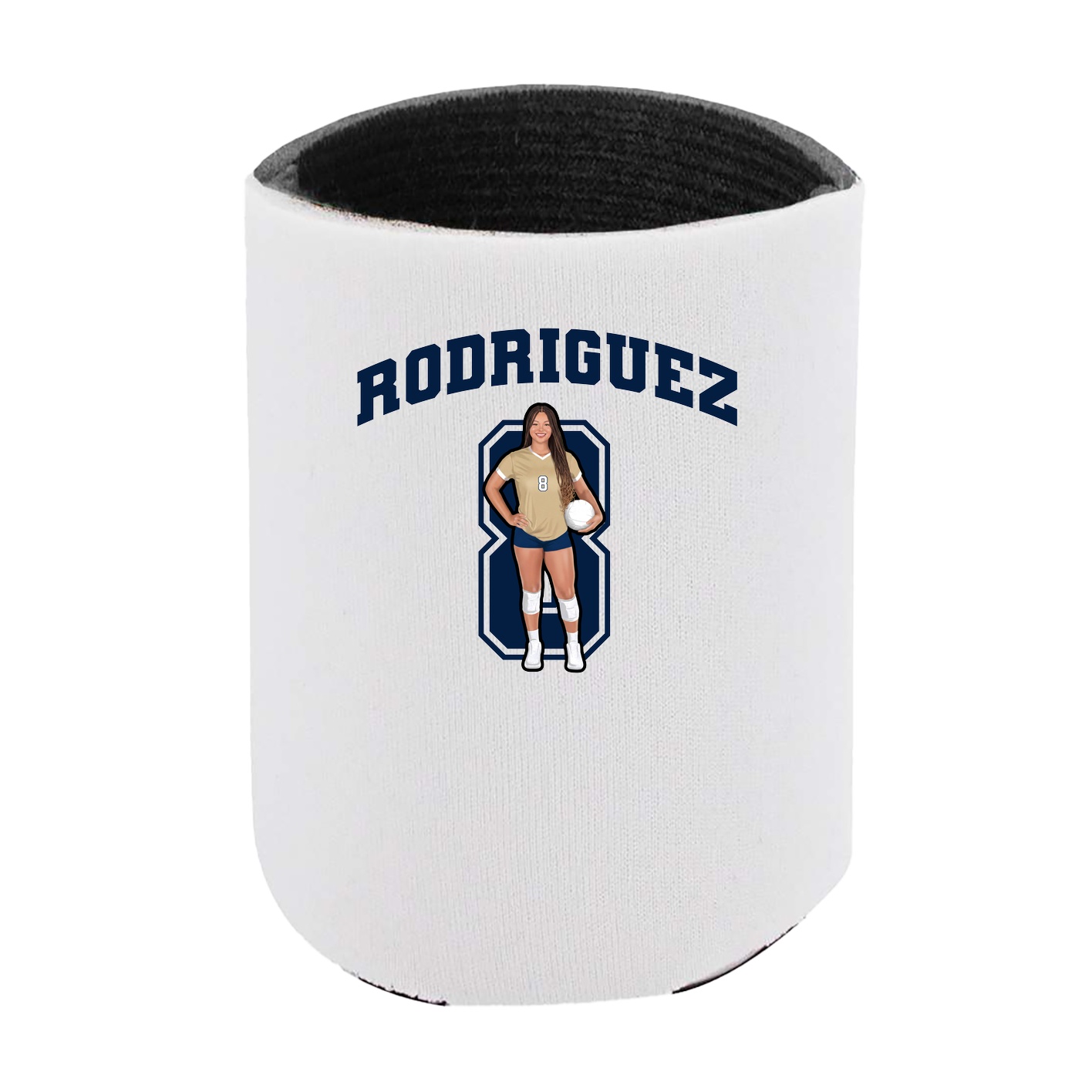 Can Holder — Number in White
