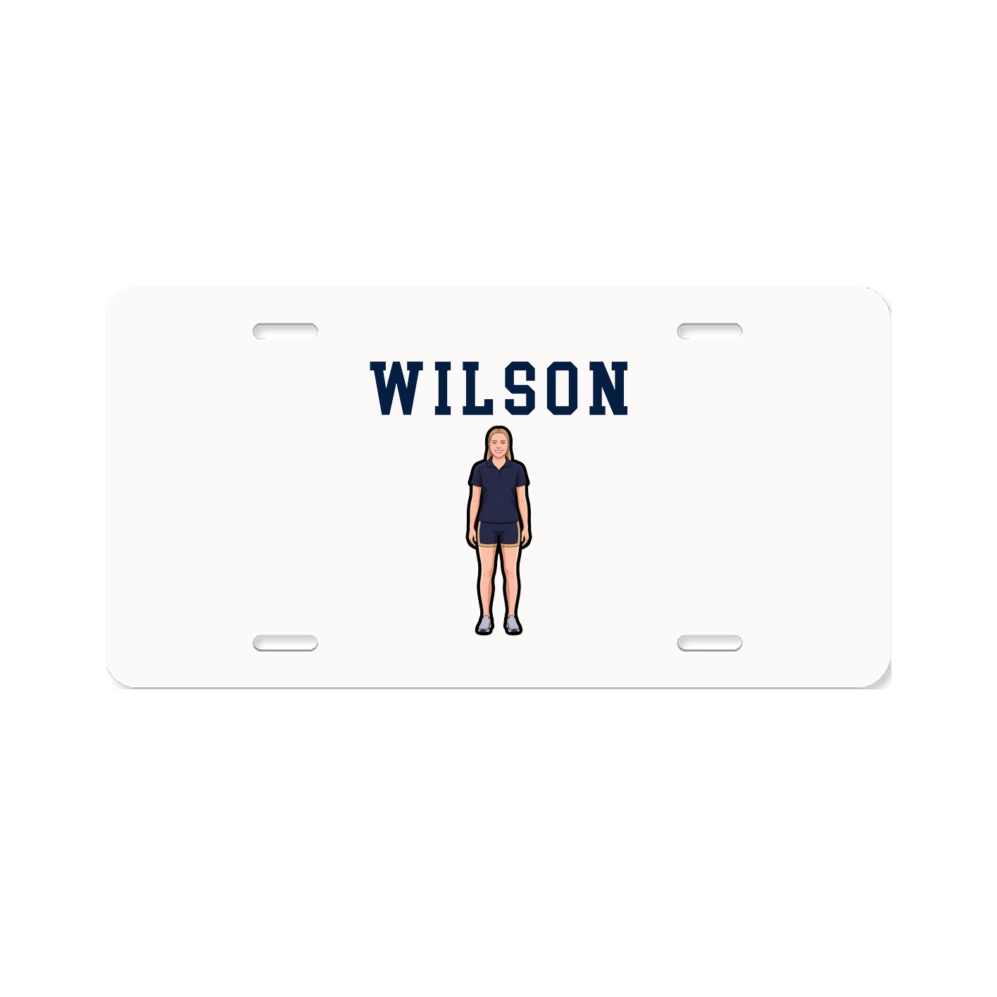 License Plate — Shirsey in Classic