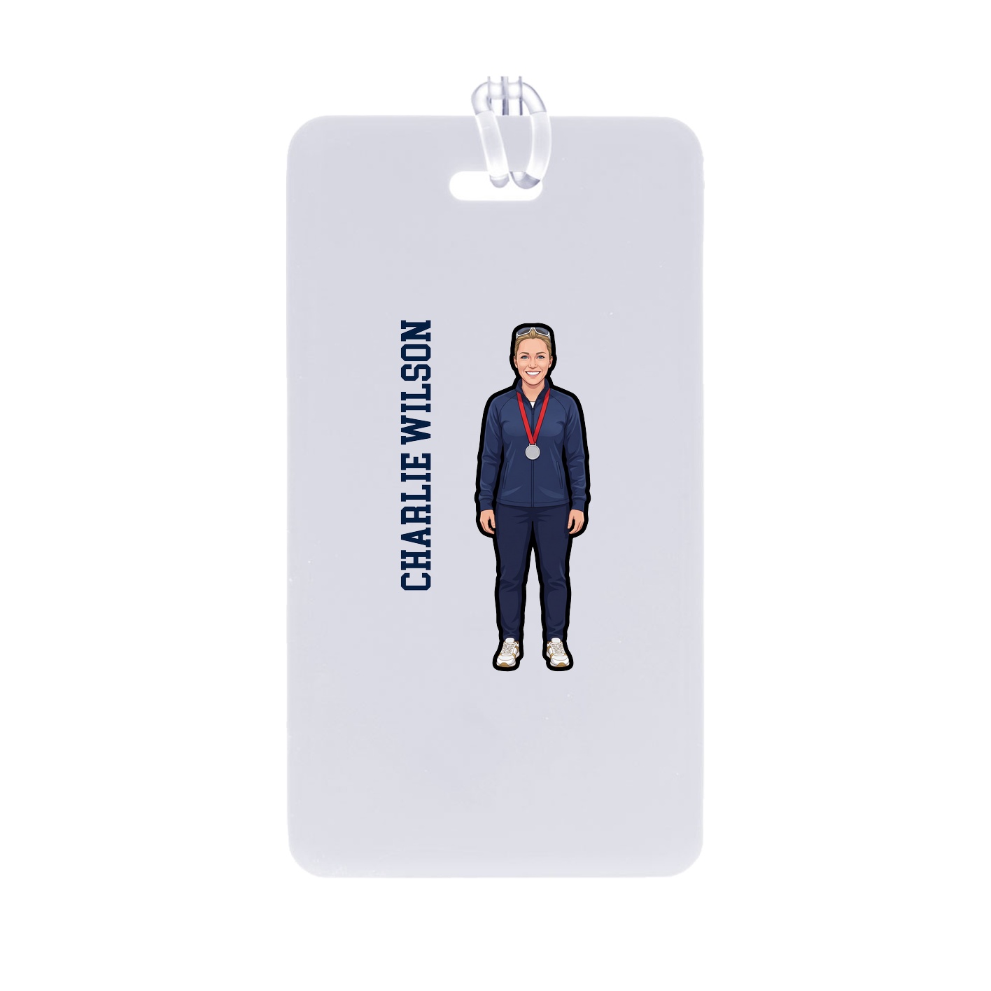 Bag Tag — Name Vertical in Classic