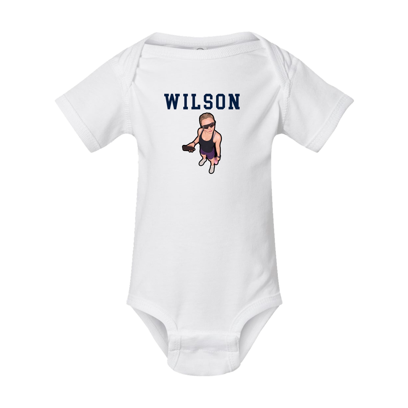 Baby Onesie — Shirsey in White