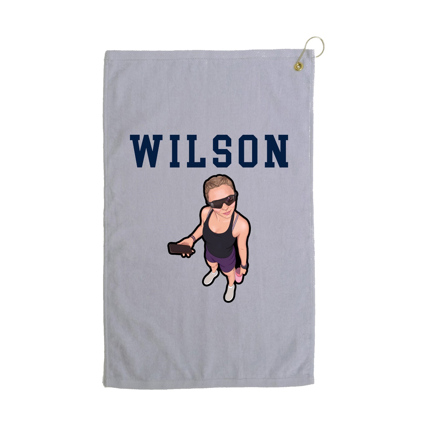 Golf Towel — Shirsey in Grey