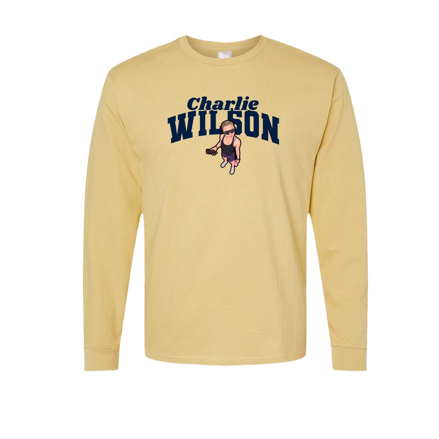 Long Sleeve Tee — Signature Arch in Vegas Gold