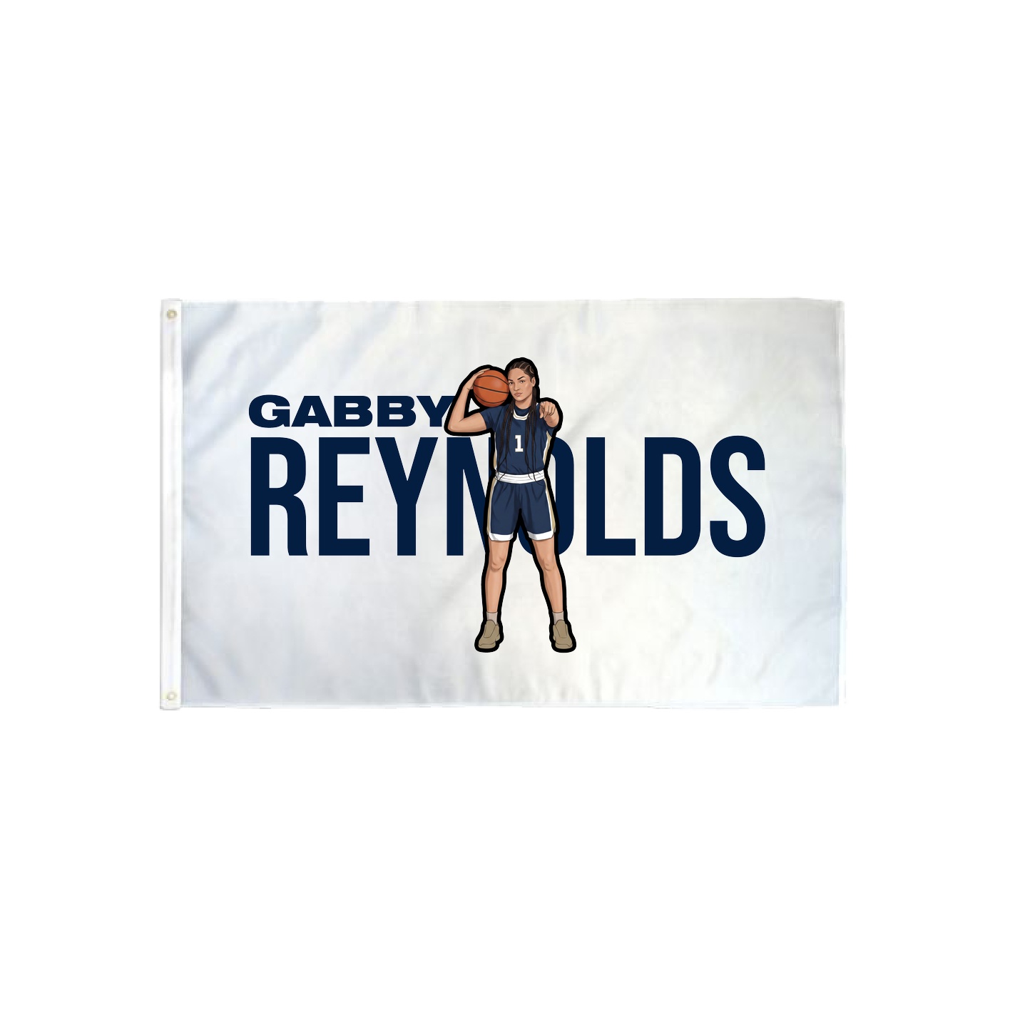 3x5 Flag — Player Name in Classic