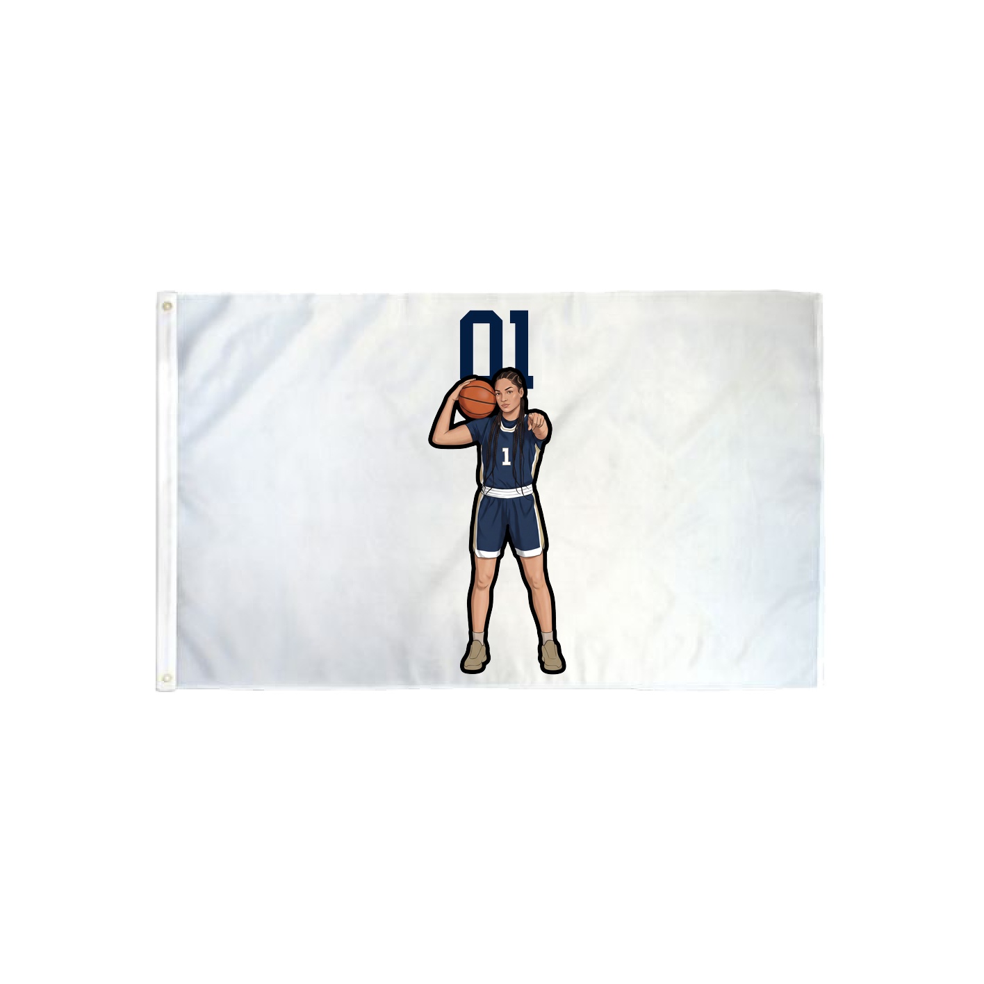 3x5 Flag — Number Top in Classic