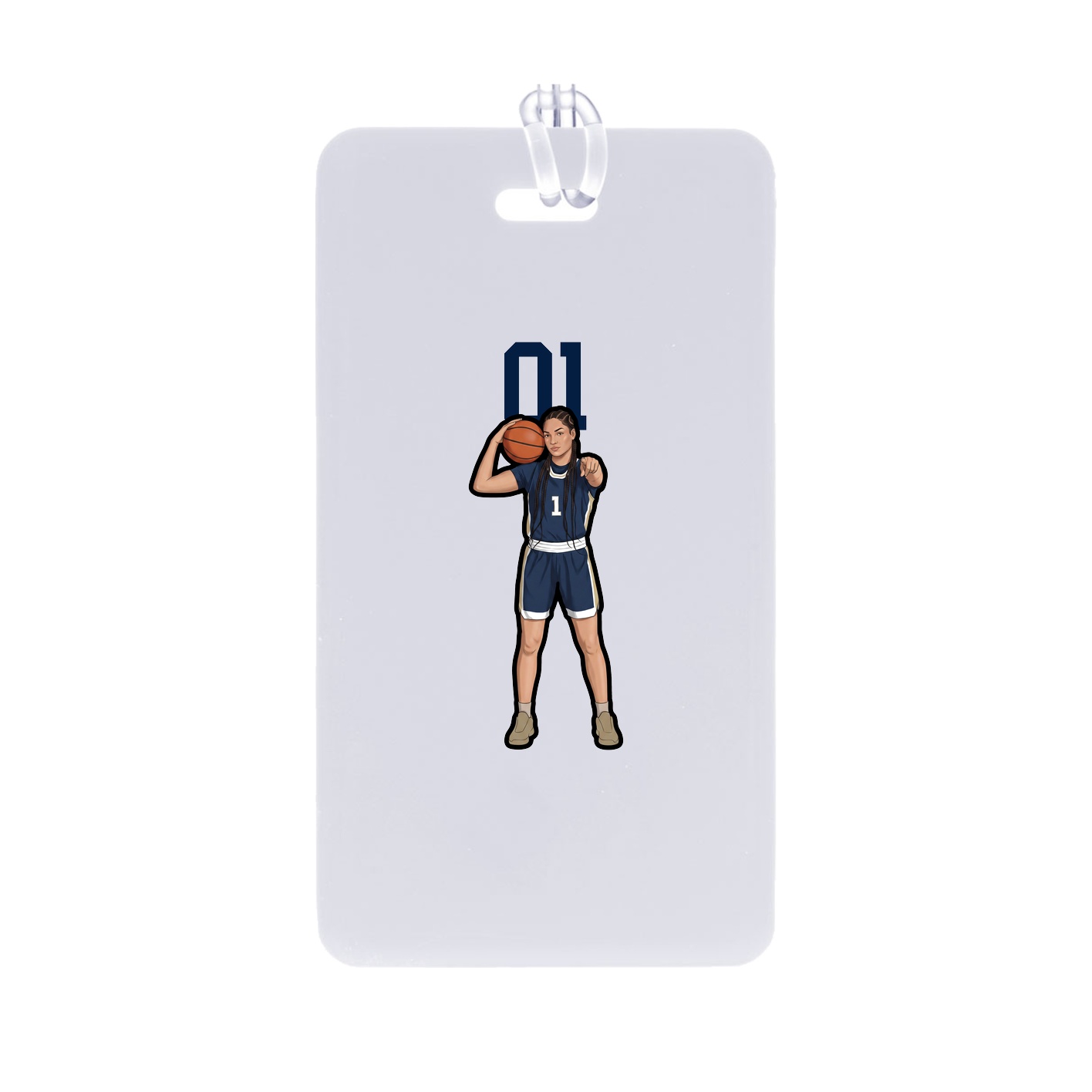 Bag Tag — Number Top in Classic