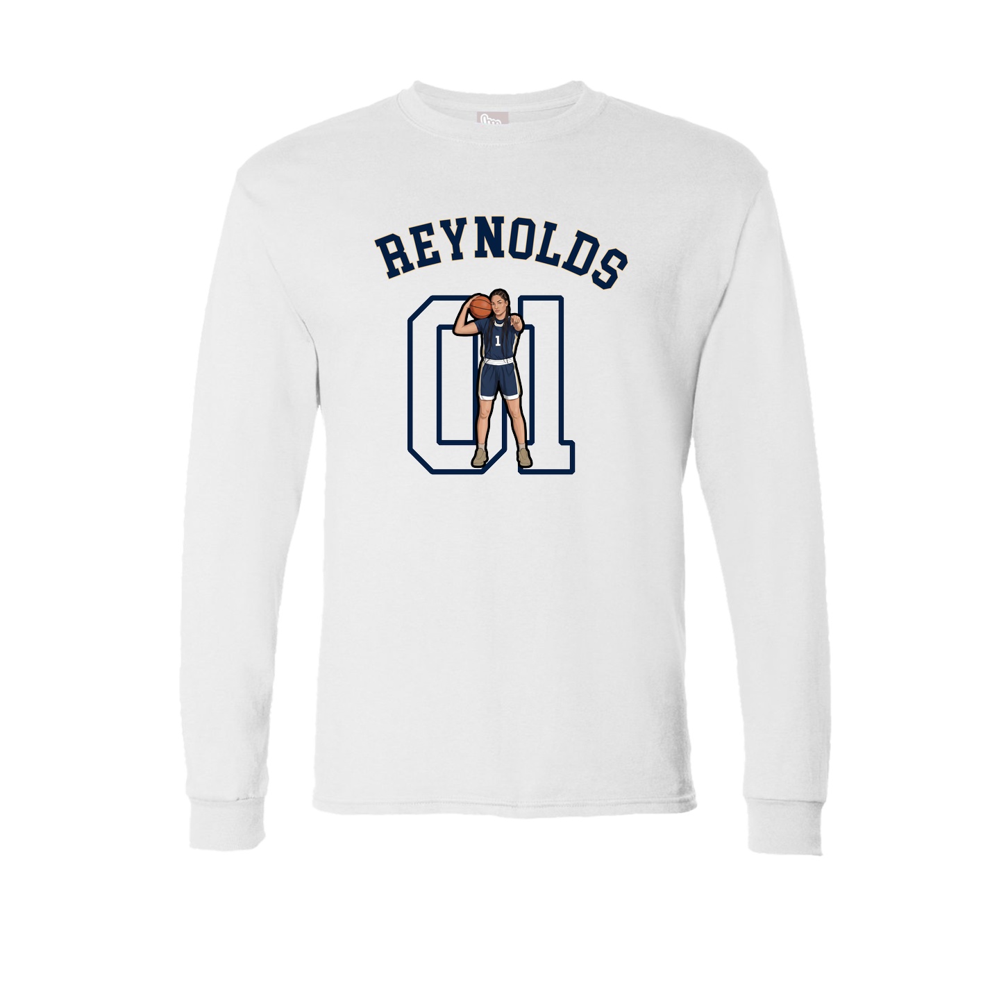 Long Sleeve Tee — Shirsey Arch in White