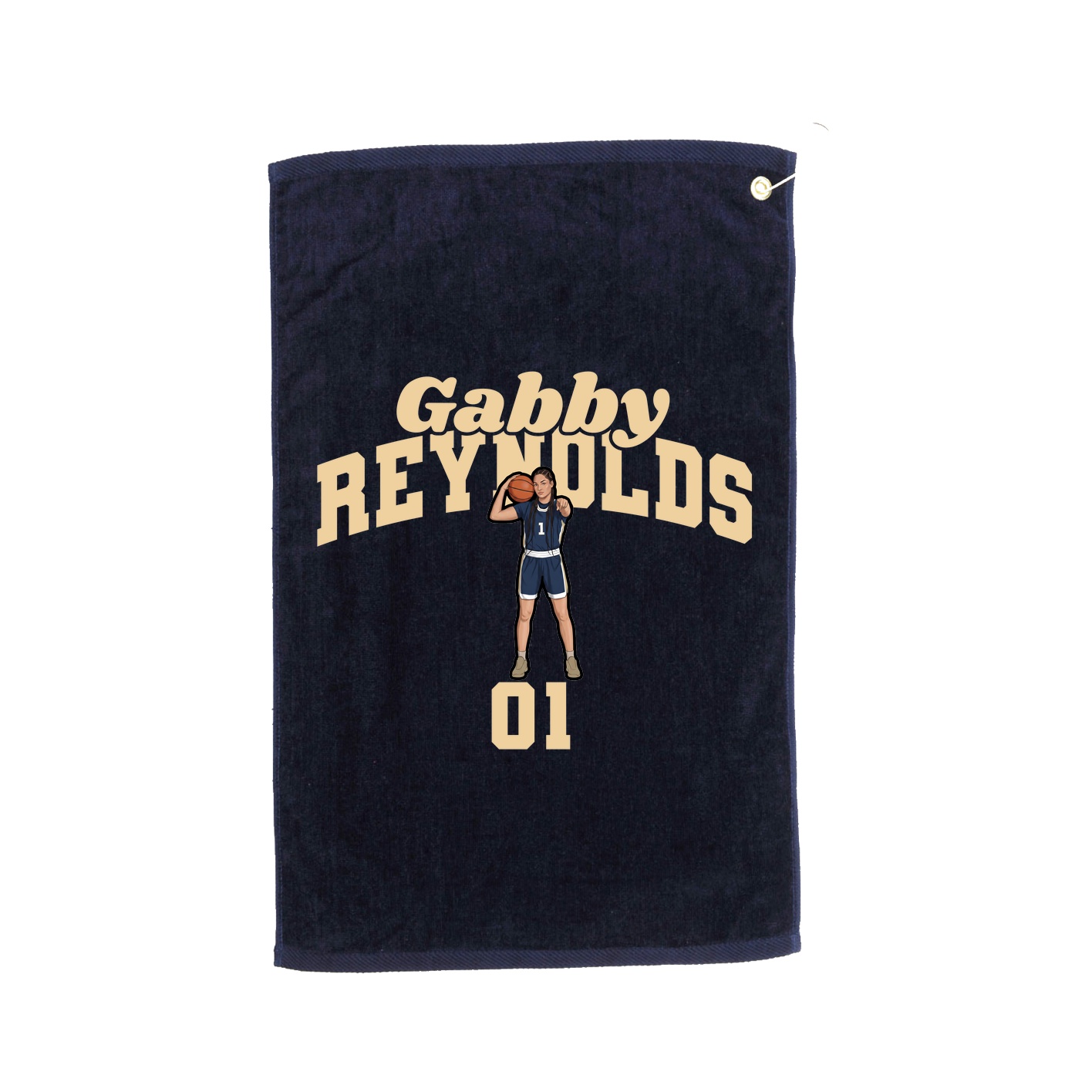 Golf Towel — Signature Arch in Navy