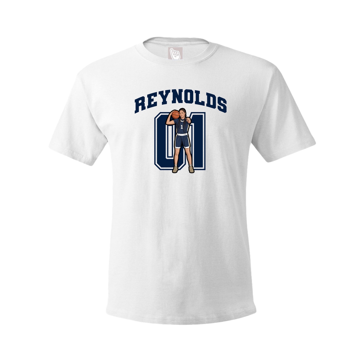 Tee — Number in White