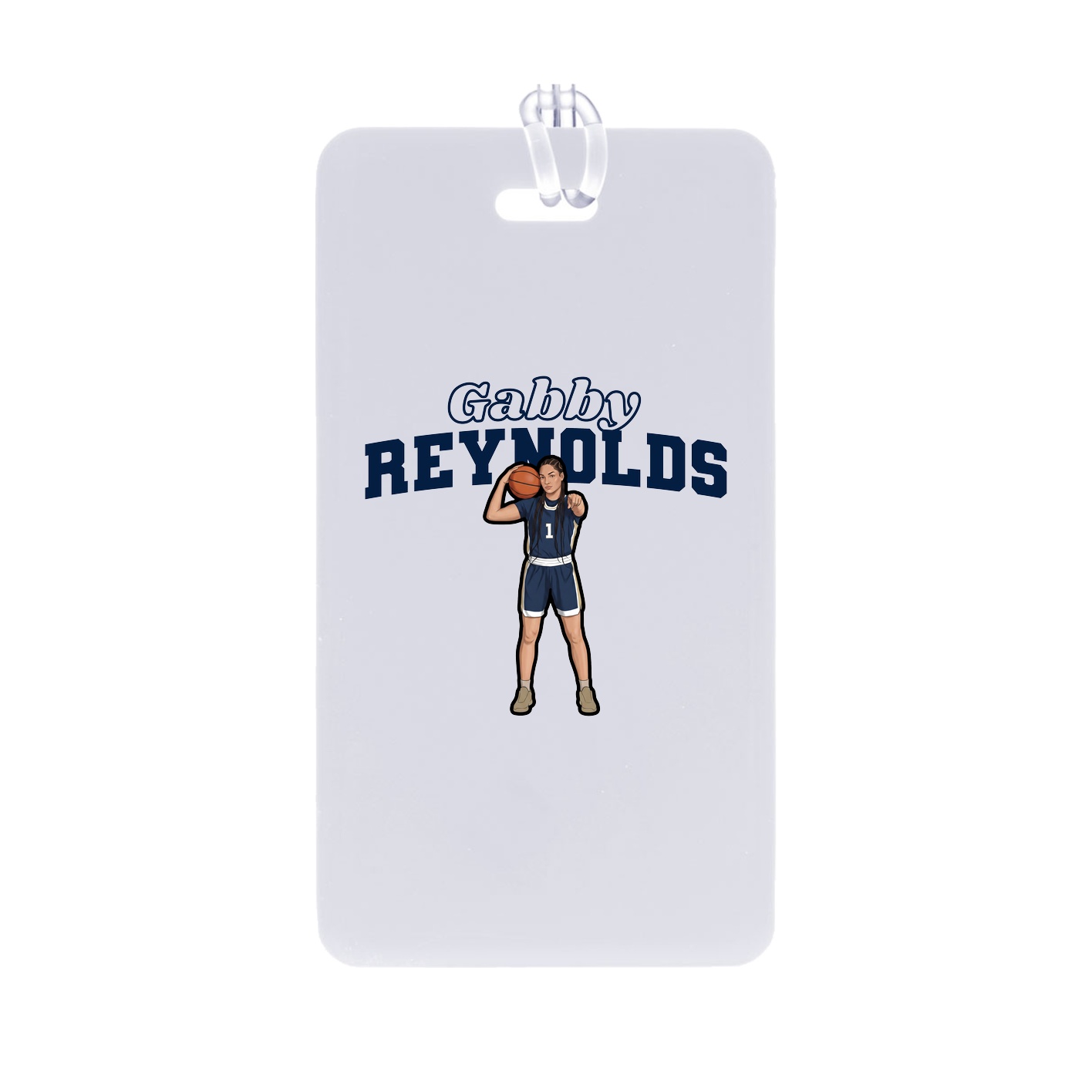 Bag Tag — Name Arch in Classic