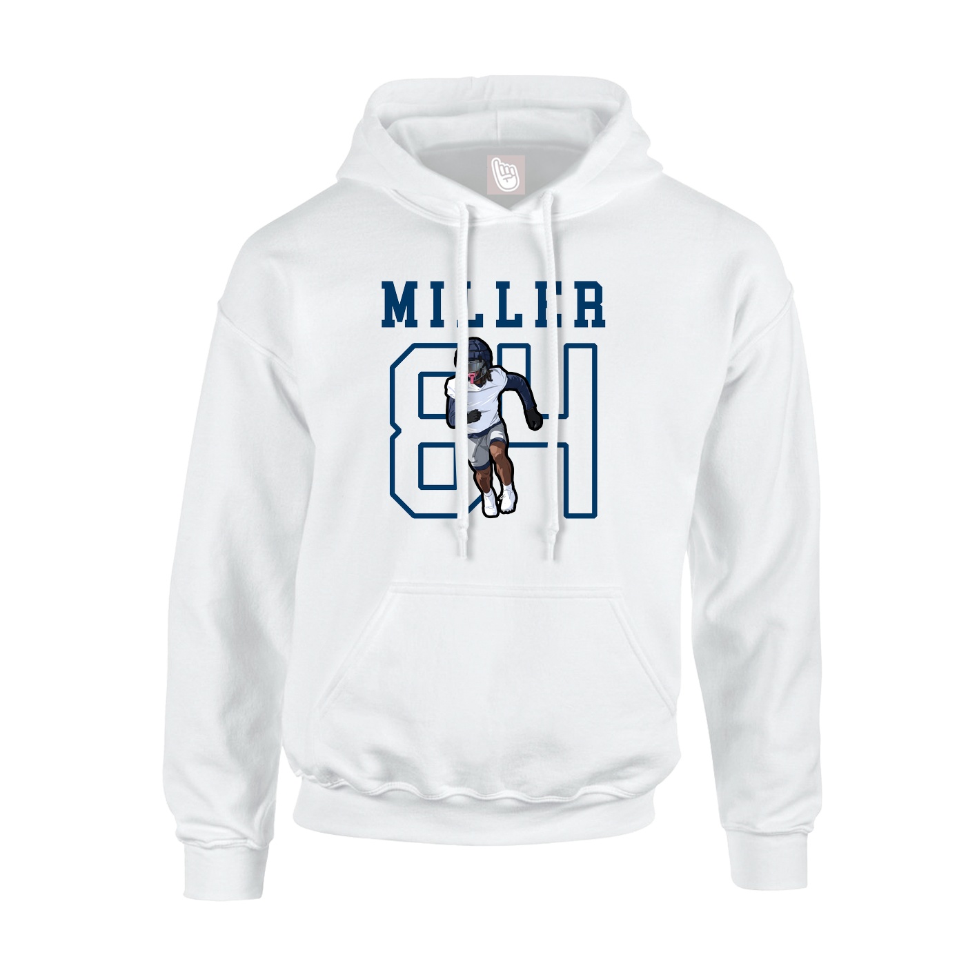 Hoodie — Shirsey in White