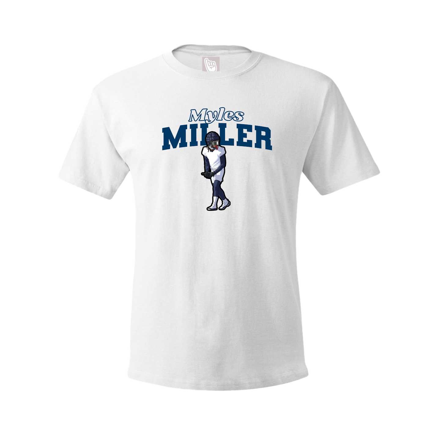 Tee — Name Arch in White