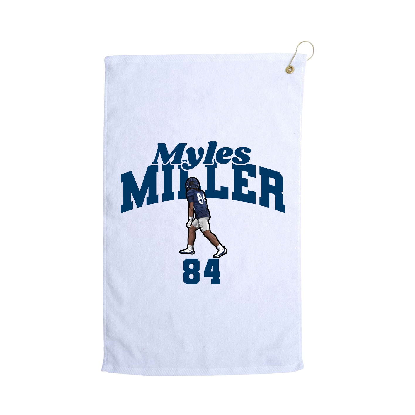 Golf Towel — Signature Arch in White