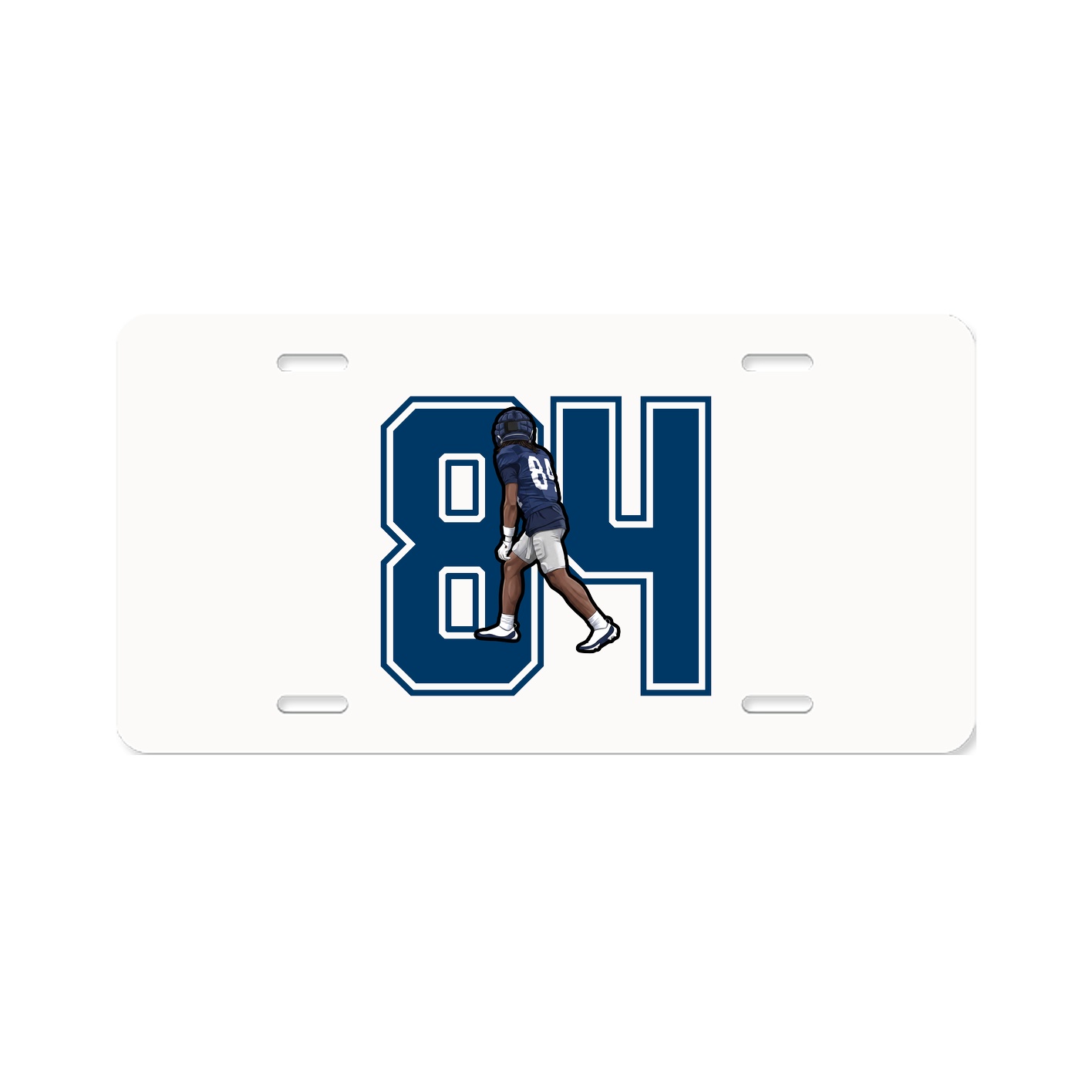 License Plate — Number in Classic