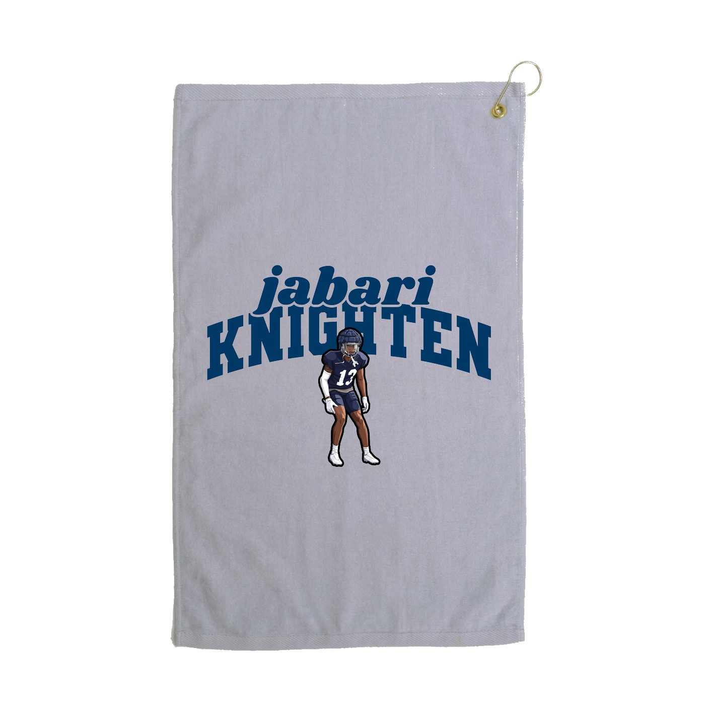 Golf Towel — Signature Arch in Grey