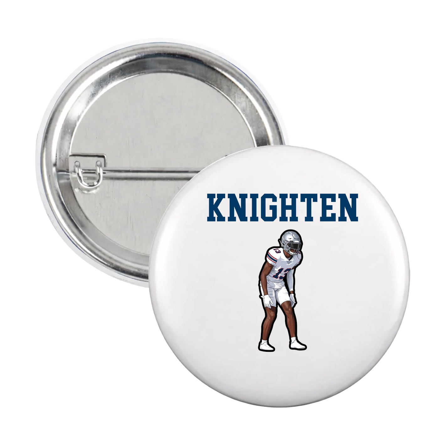 Game Day Button — Shirsey in White