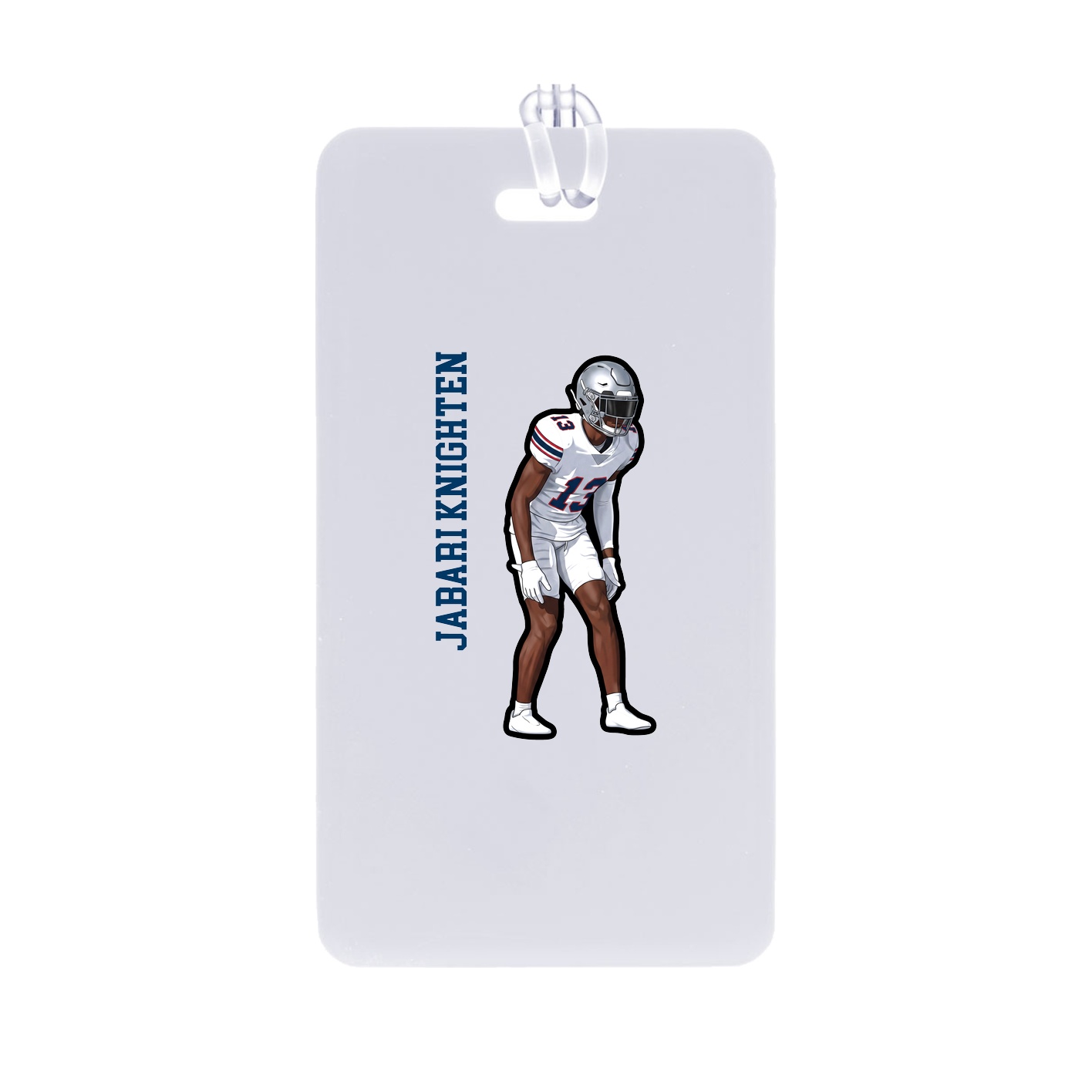 Bag Tag — Name Vertical in Classic