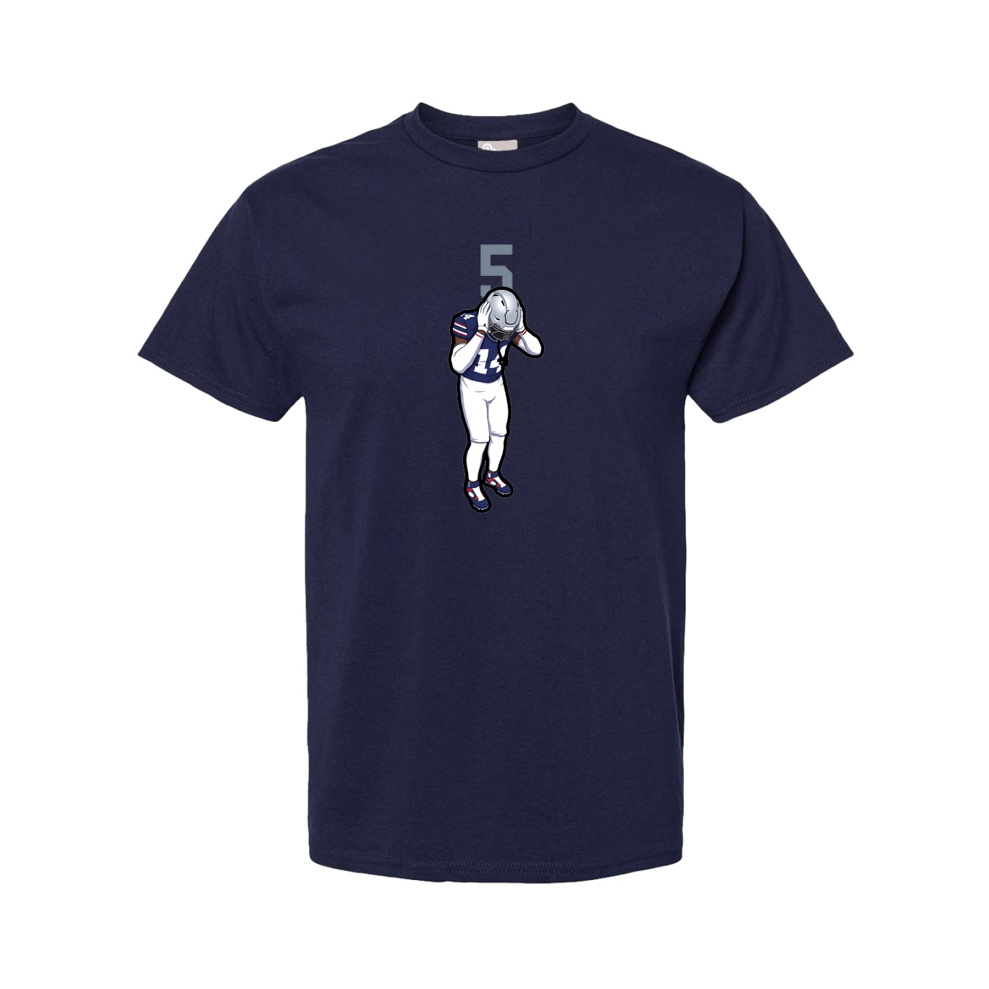 Youth Tee — Number Top in Navy