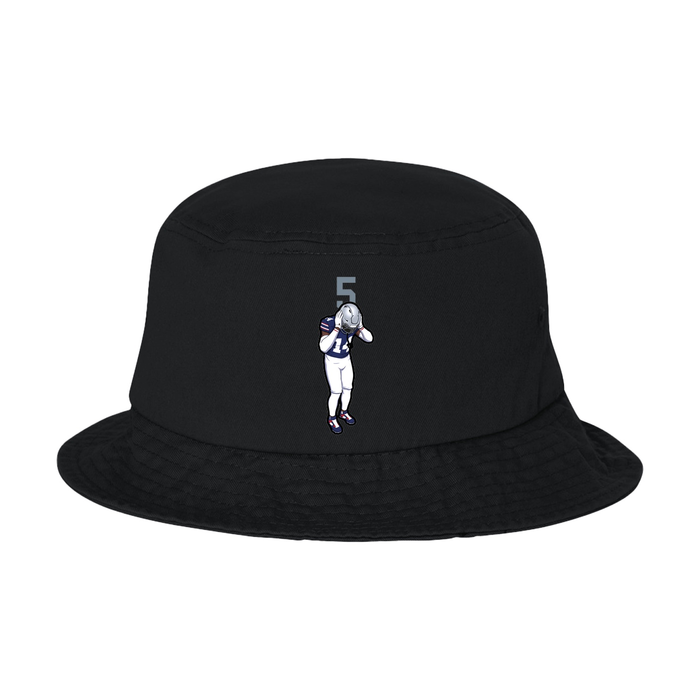 Bucket Cap — Number Top in Black