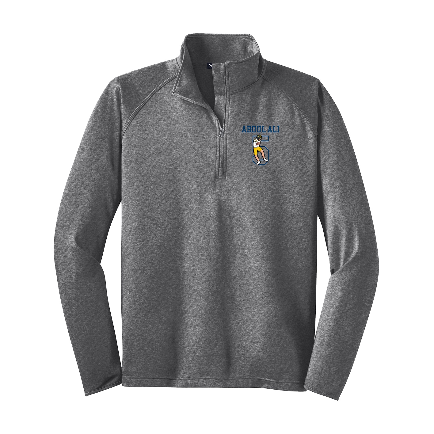 Q-Zip Pullover — Shirsey in Grey