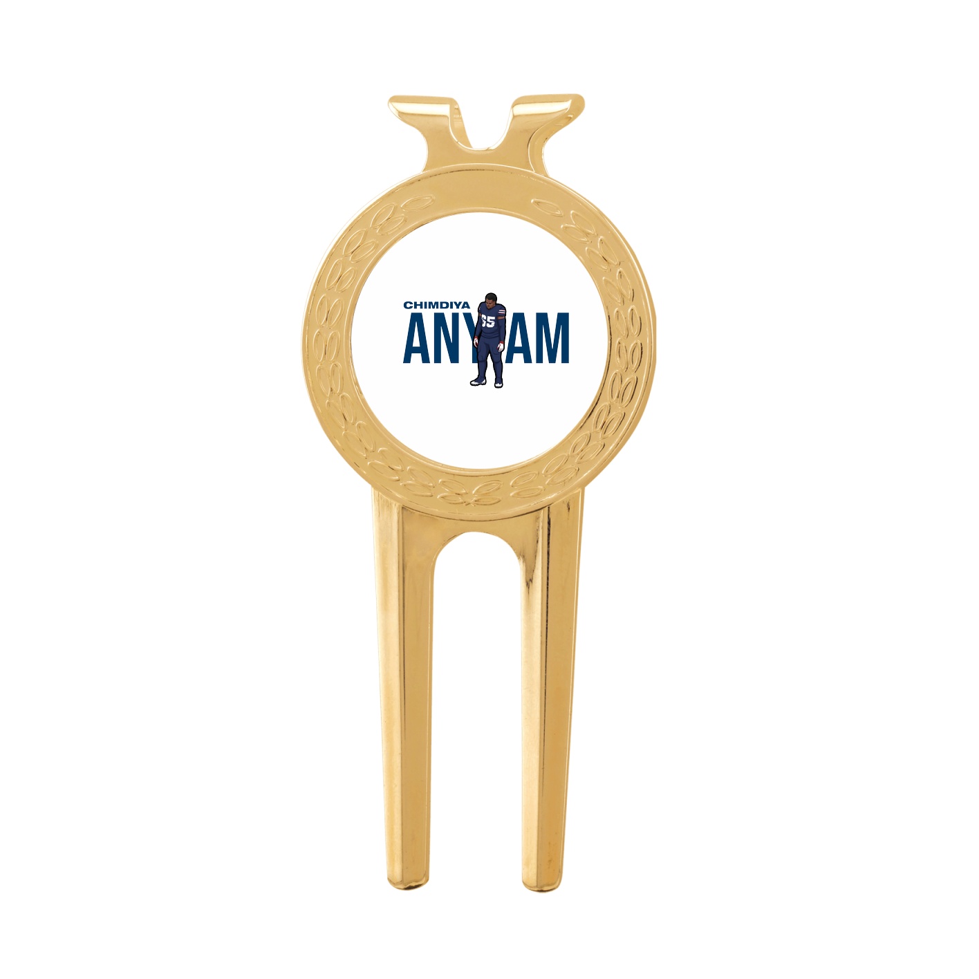 Divot Tool with Ball Marker — Player Name in Classic