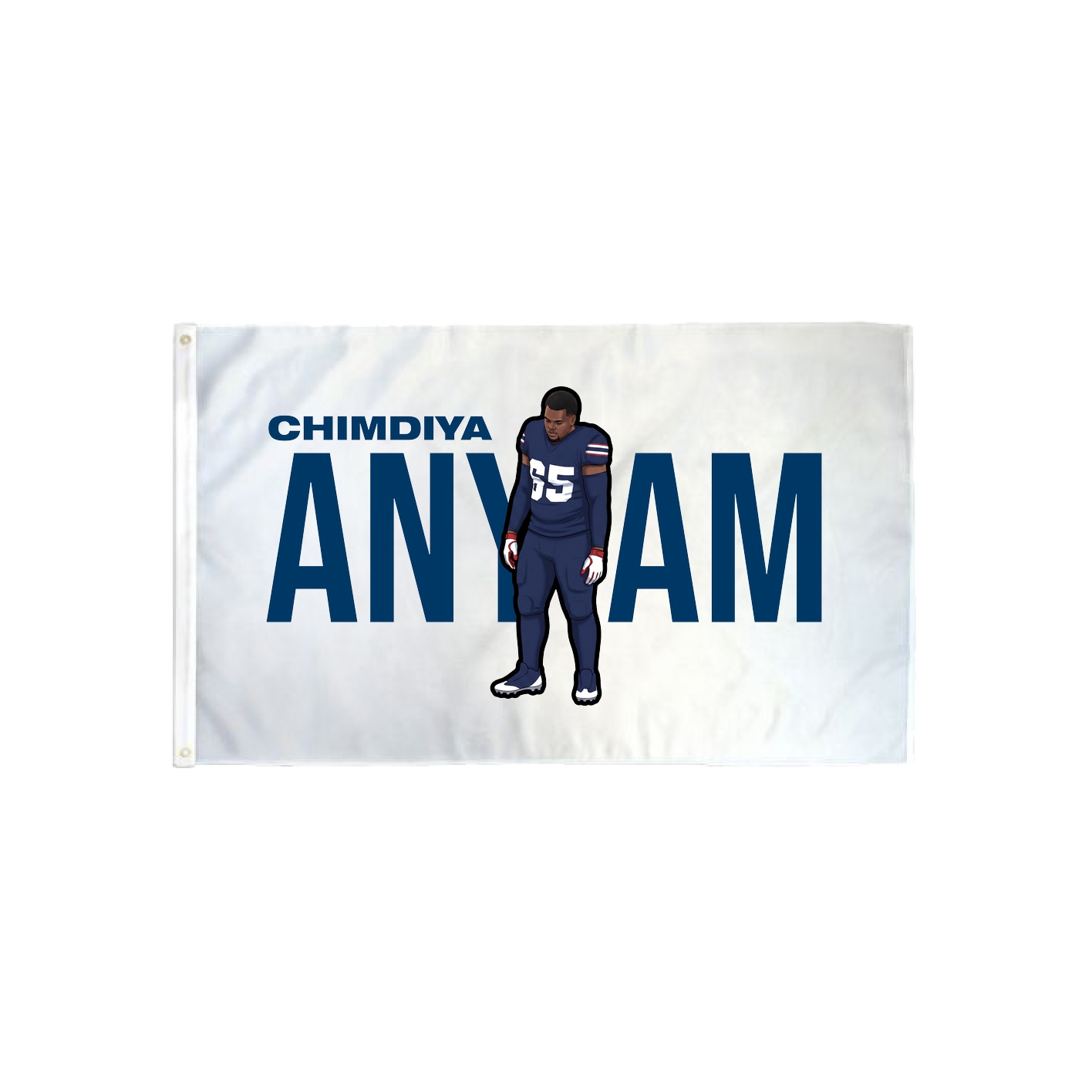3x5 Flag — Player Name in Classic