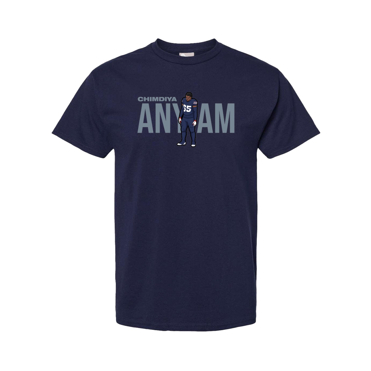 Youth Tee — Player Name in Navy