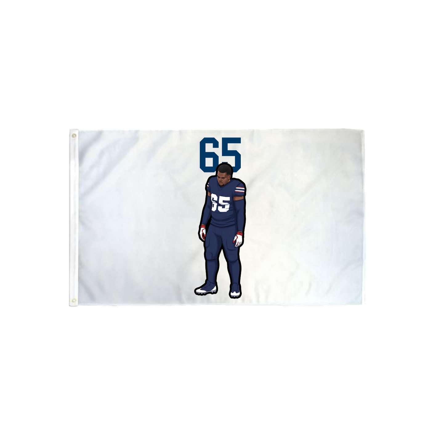 3x5 Flag — Number Top in Classic