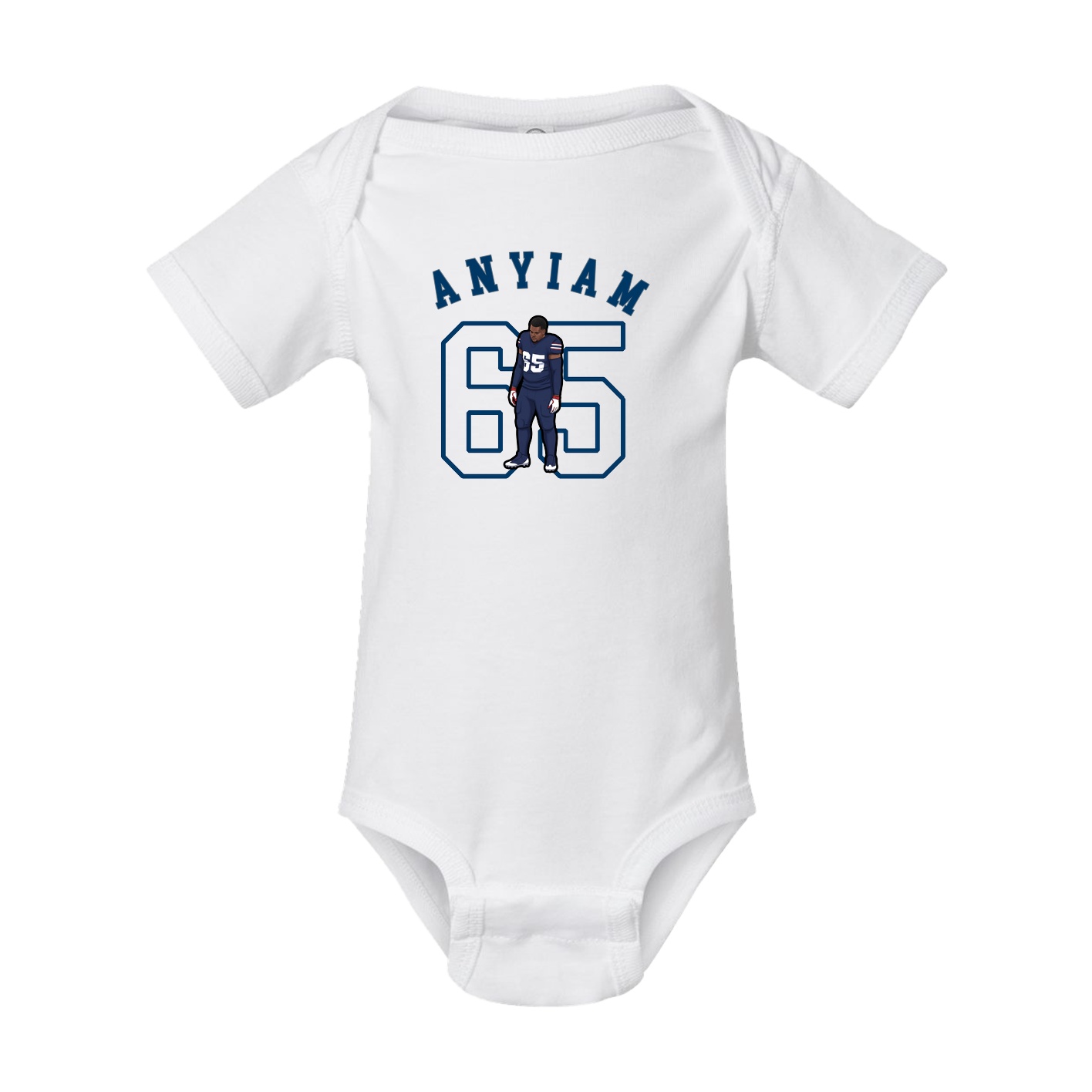 Baby Onesie — Shirsey Arch in White