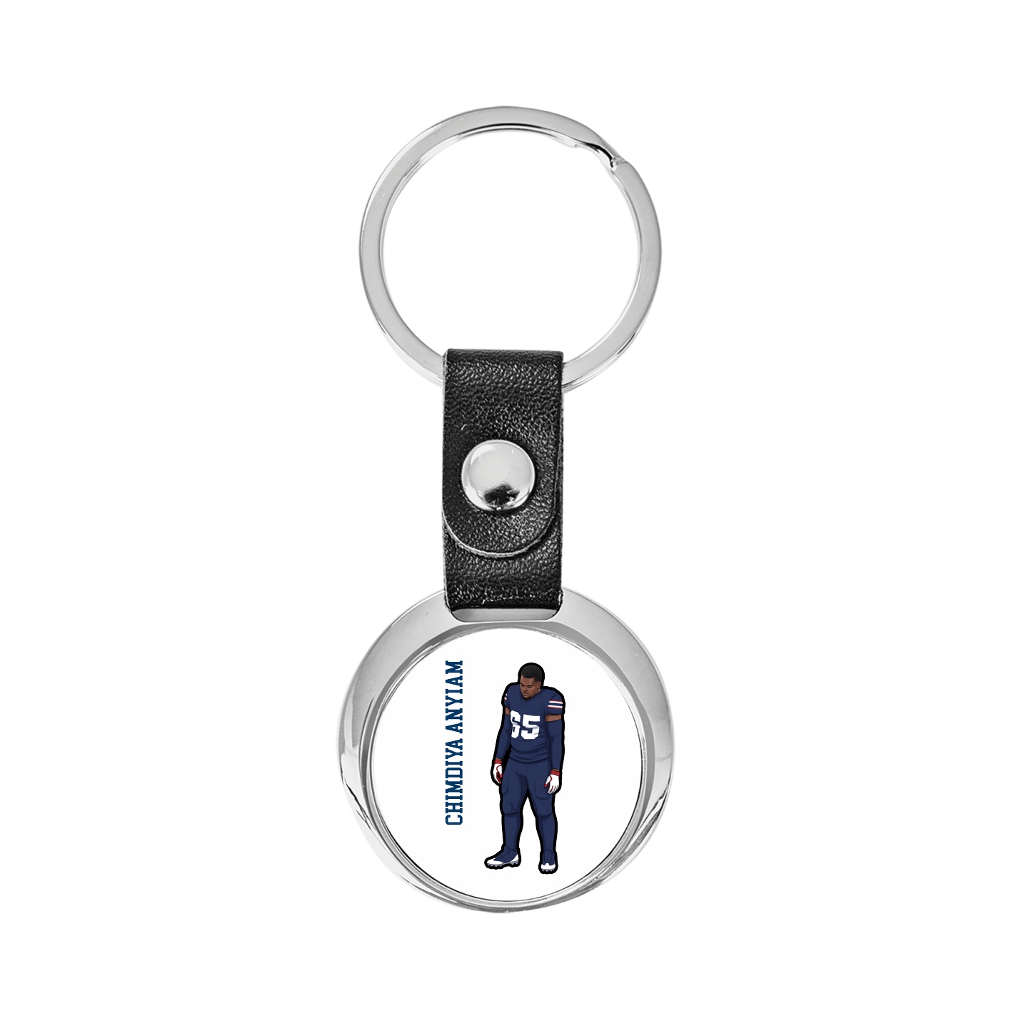 Key Chain — Name Vertical in Classic