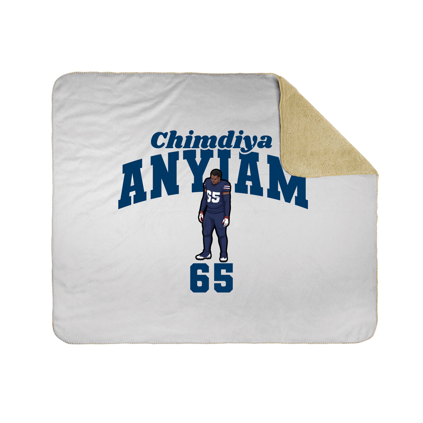 Throw Blanket — Signature Arch in White