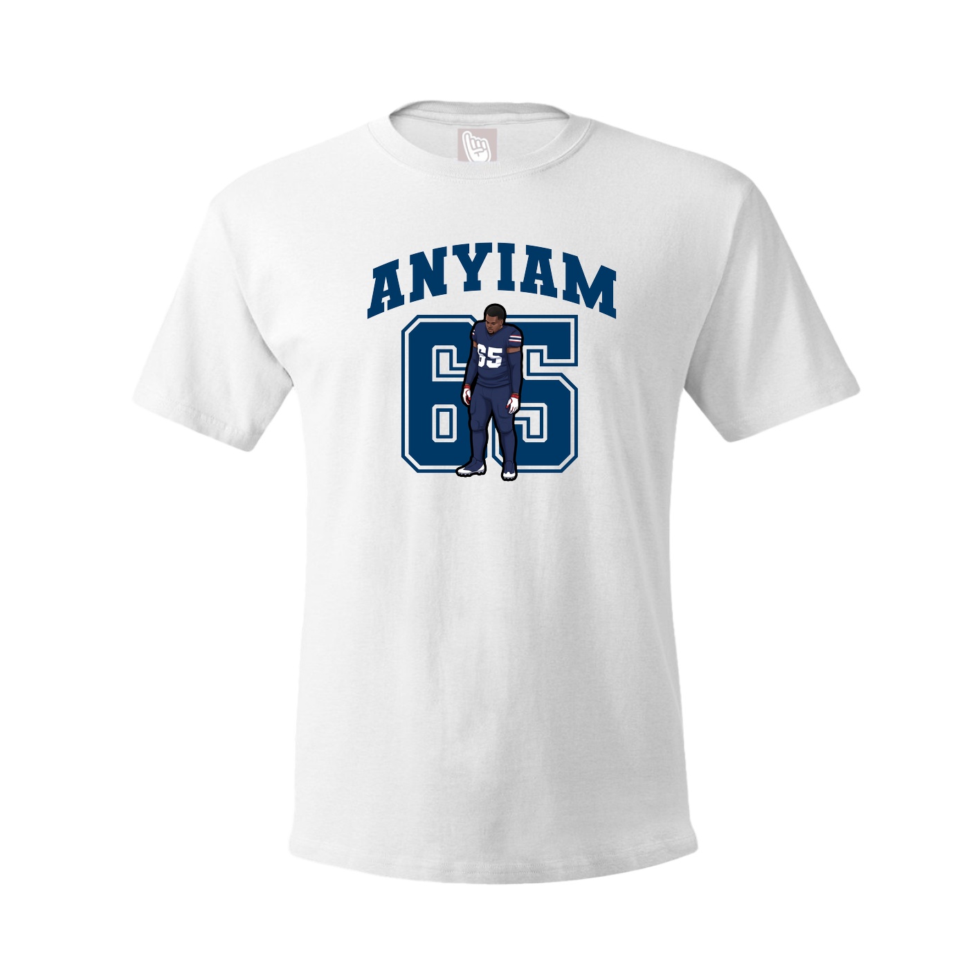Tee — Number in White