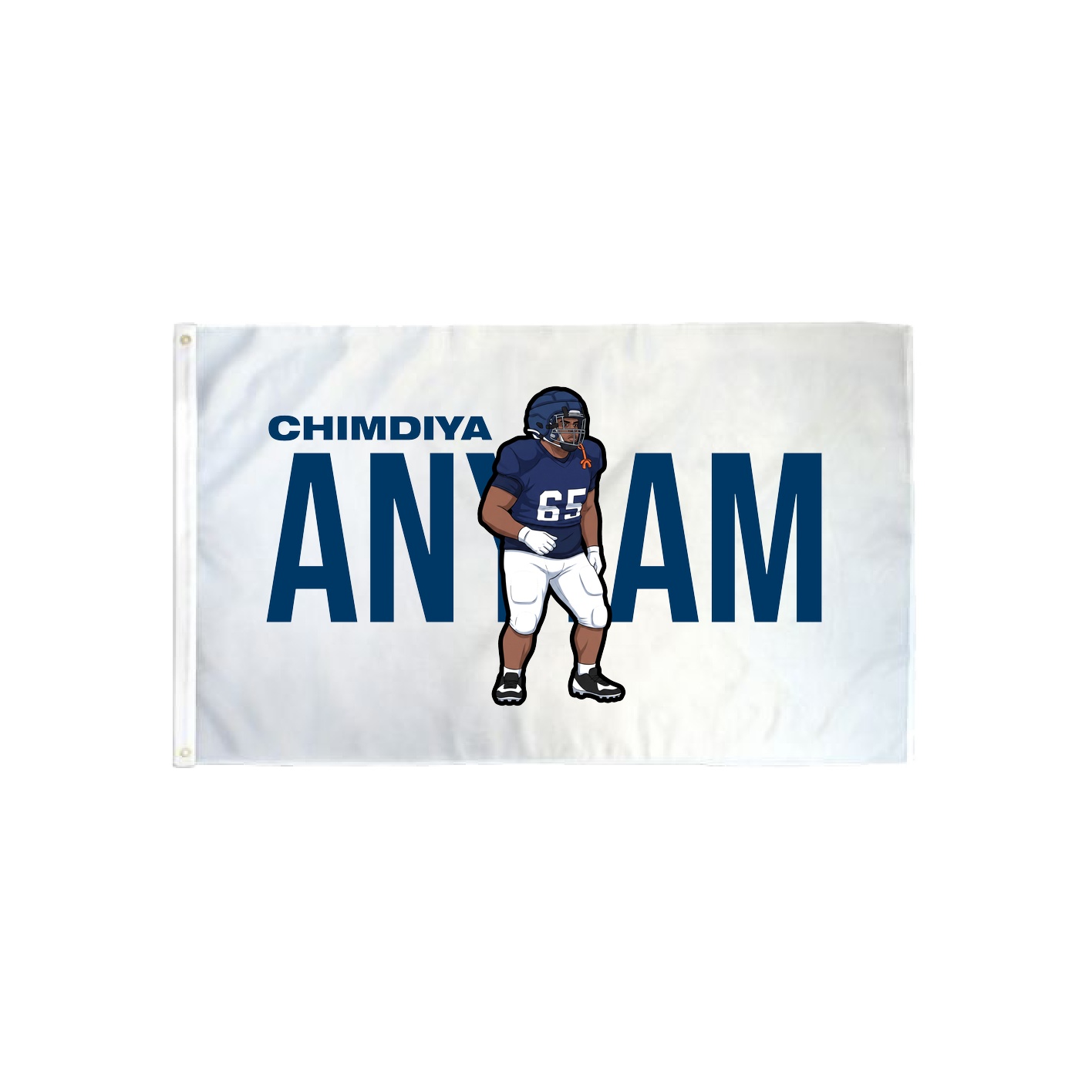 3x5 Flag — Player Name in Classic