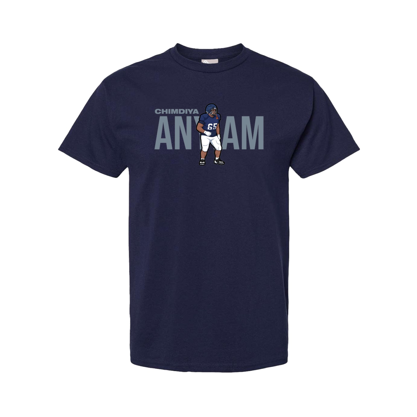Tee — Player Name in Navy