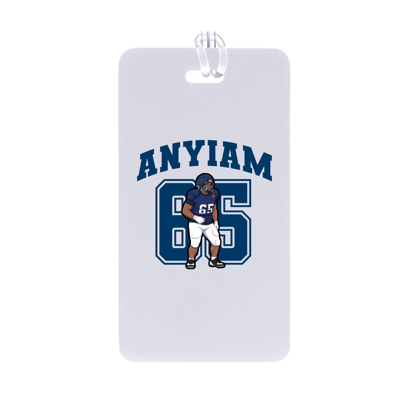 Bag Tag — Number in Classic