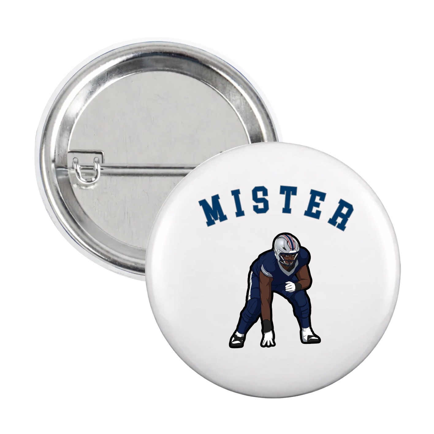 Game Day Button — Shirsey Arch in White