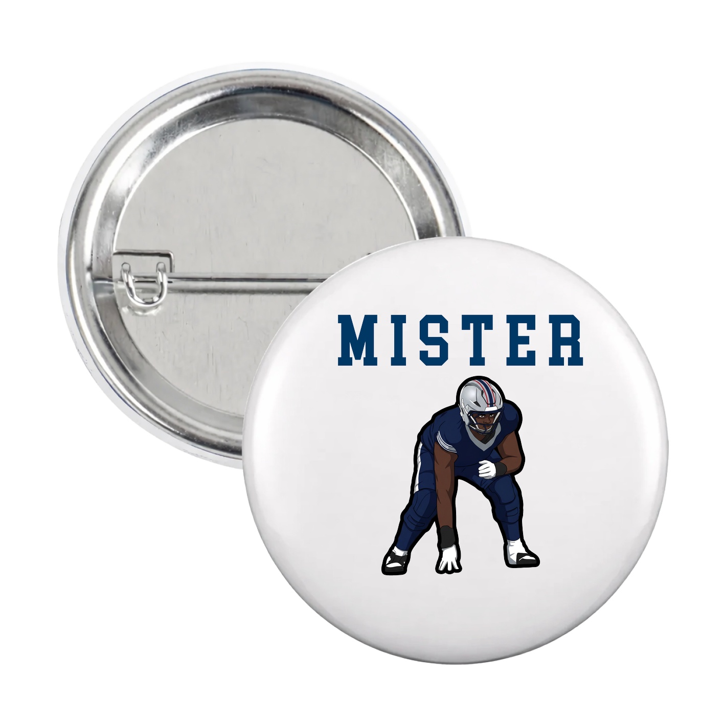 Game Day Button — Shirsey in White