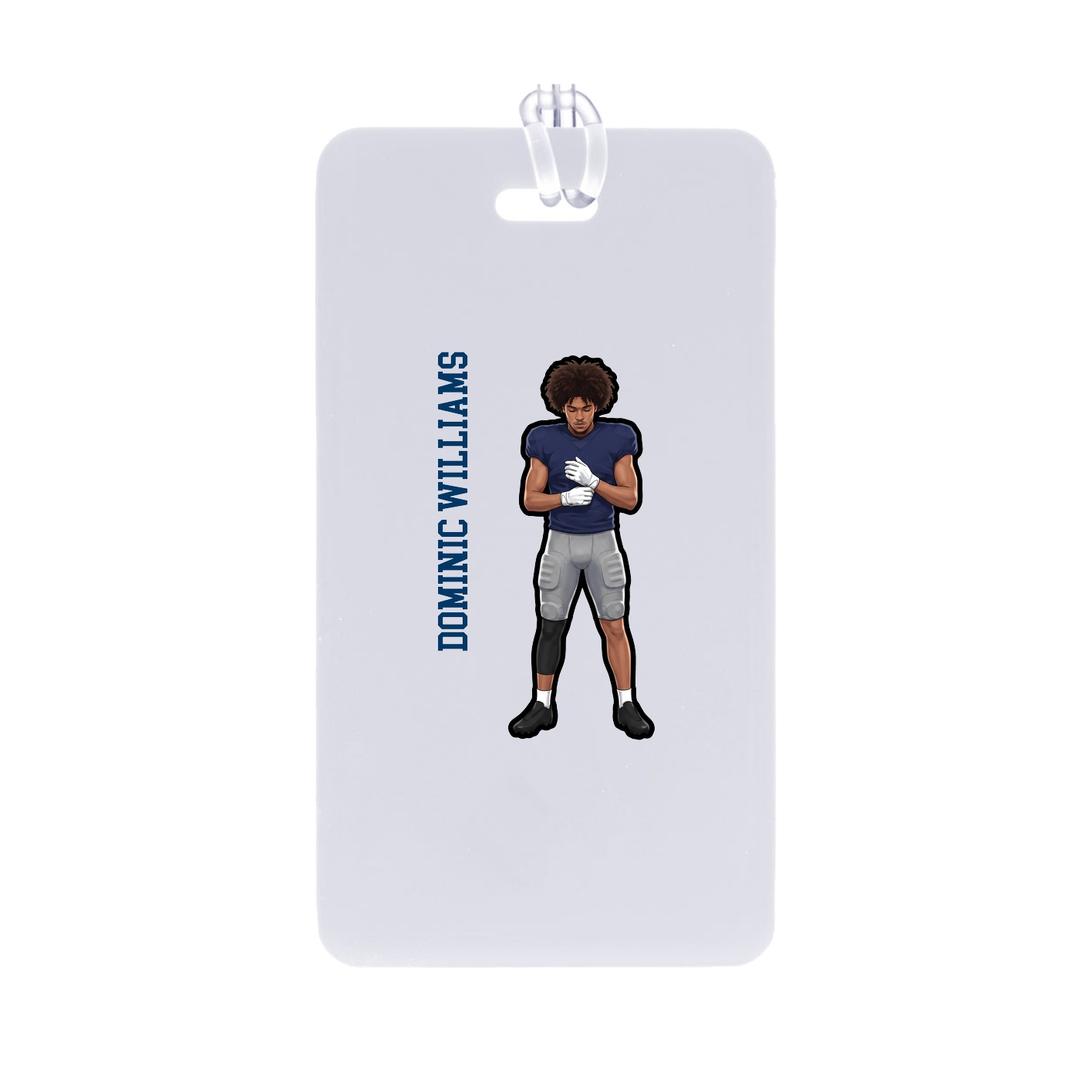 Bag Tag — Name Vertical in Classic