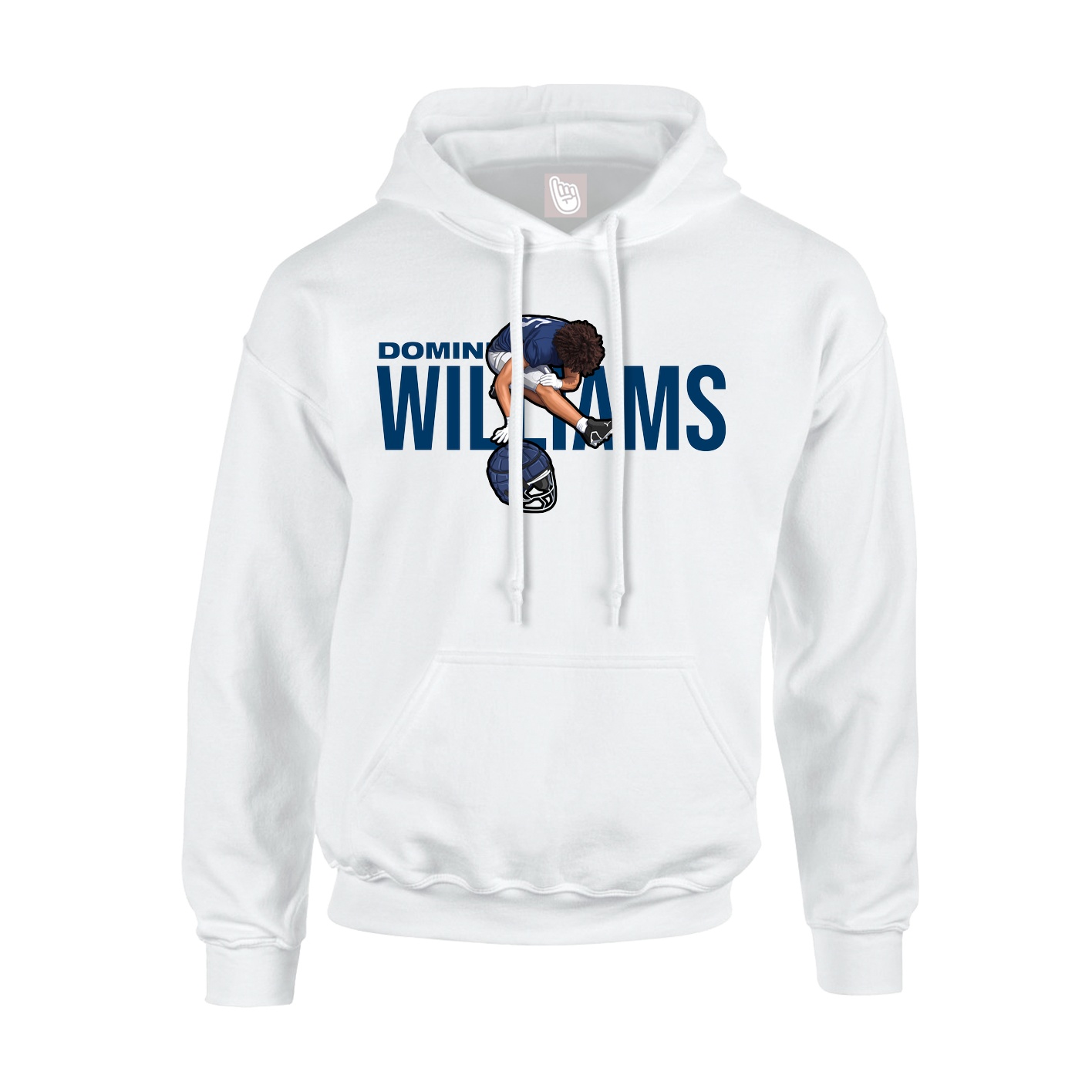 Hoodie — Player Name in White