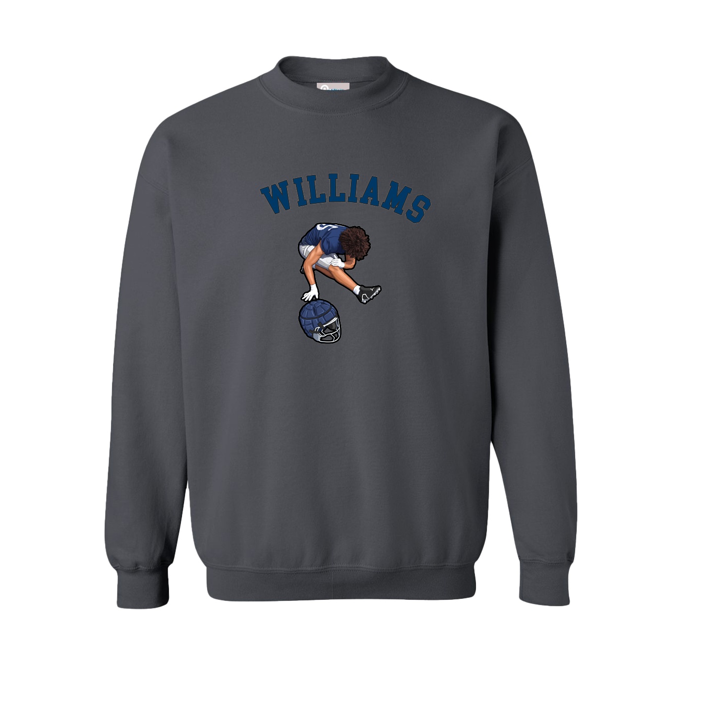 Fleece Crew — Shirsey Arch in Grey