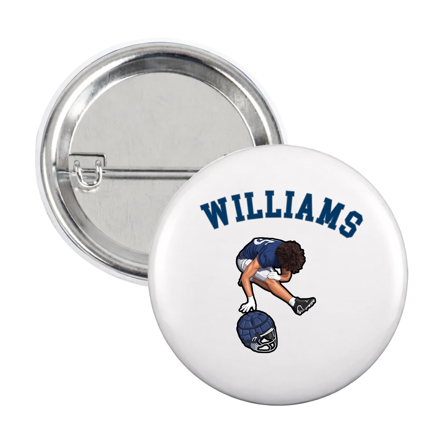Game Day Button — Shirsey Arch in White