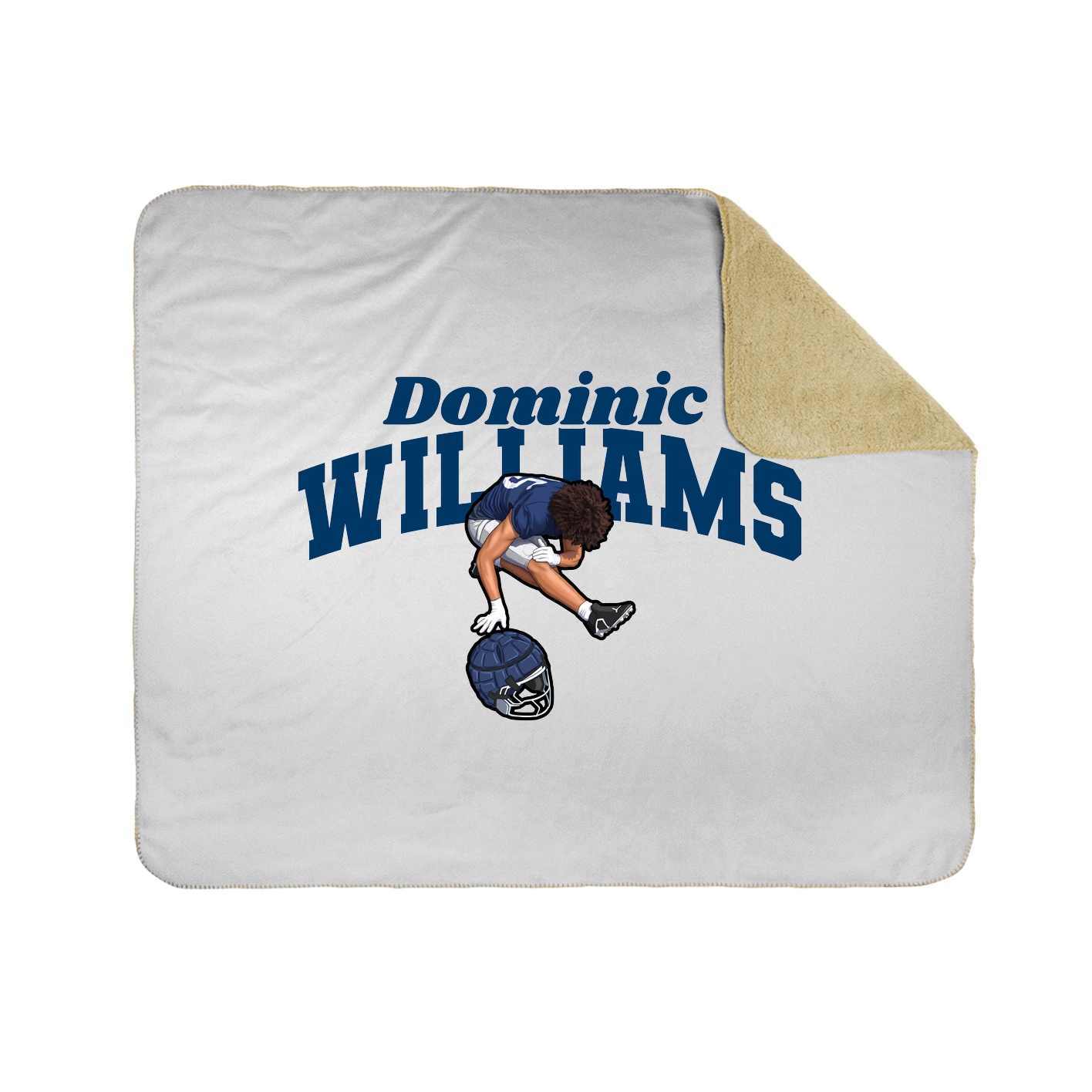 Throw Blanket — Signature Arch in White