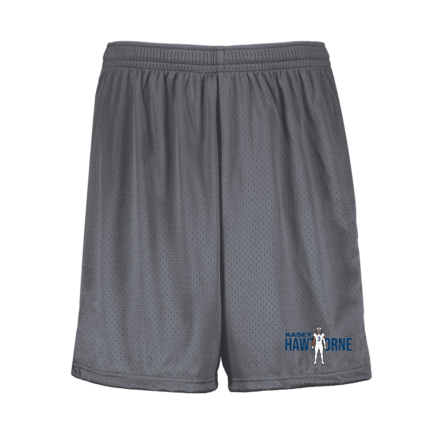 Shorts — Player Name in Grey
