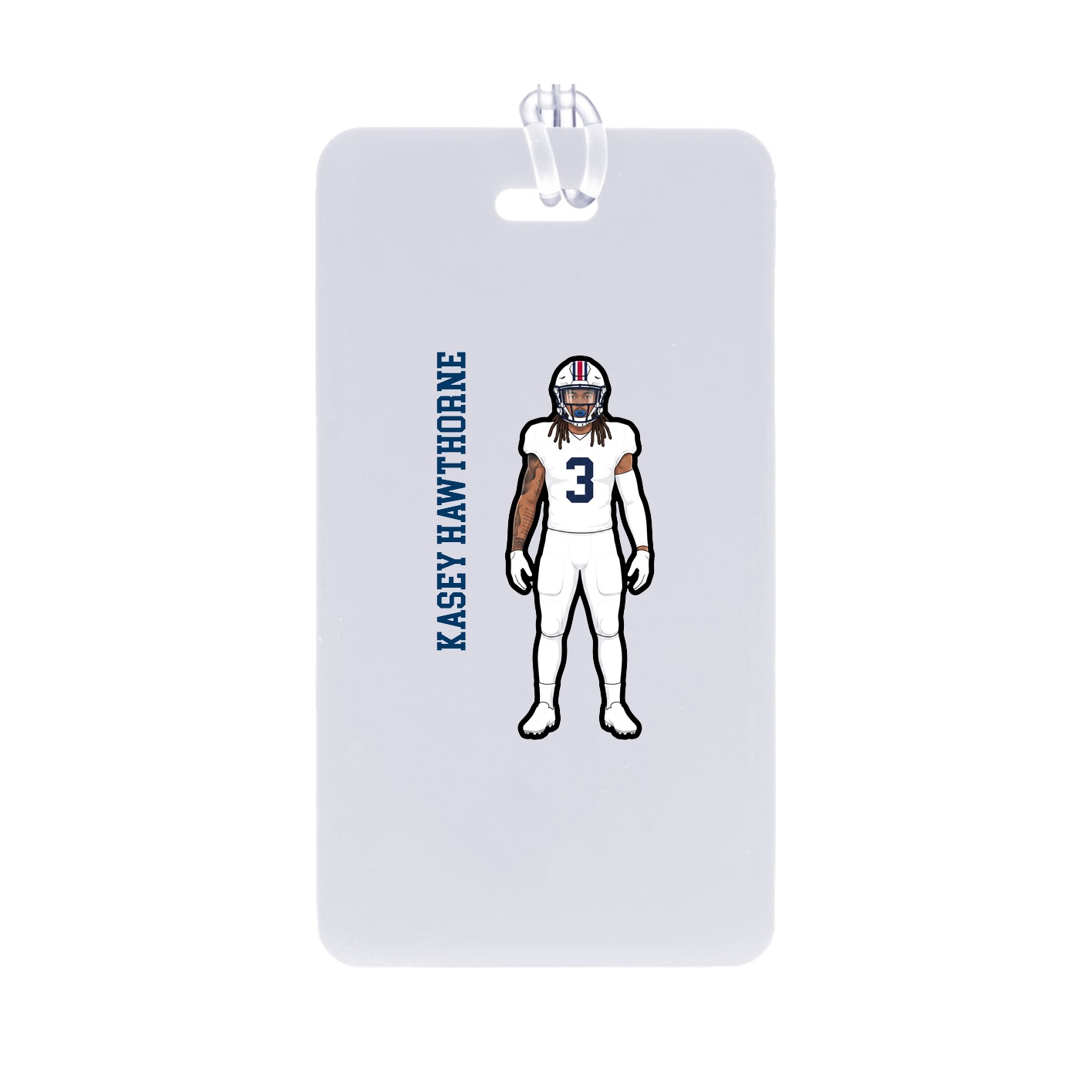 Bag Tag — Name Vertical in Classic