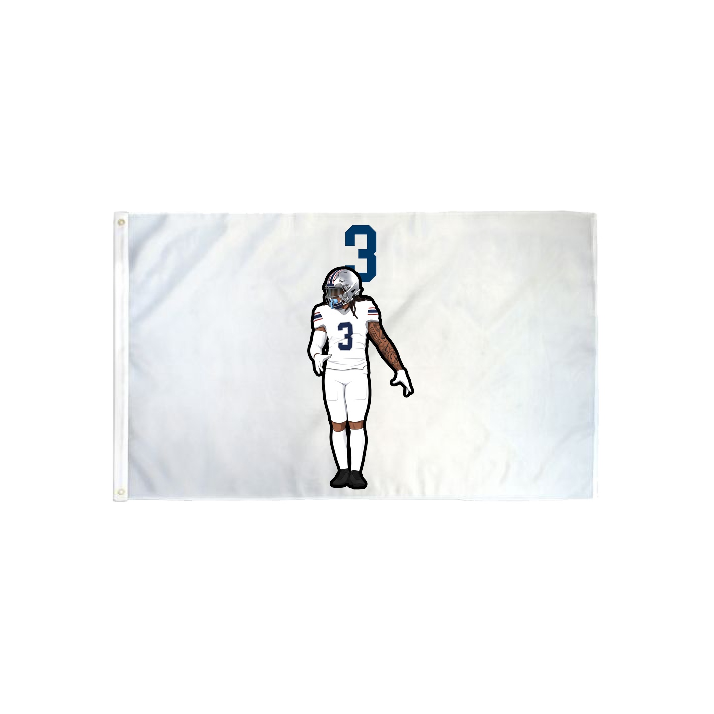 3x5 Flag — Number Top in Classic