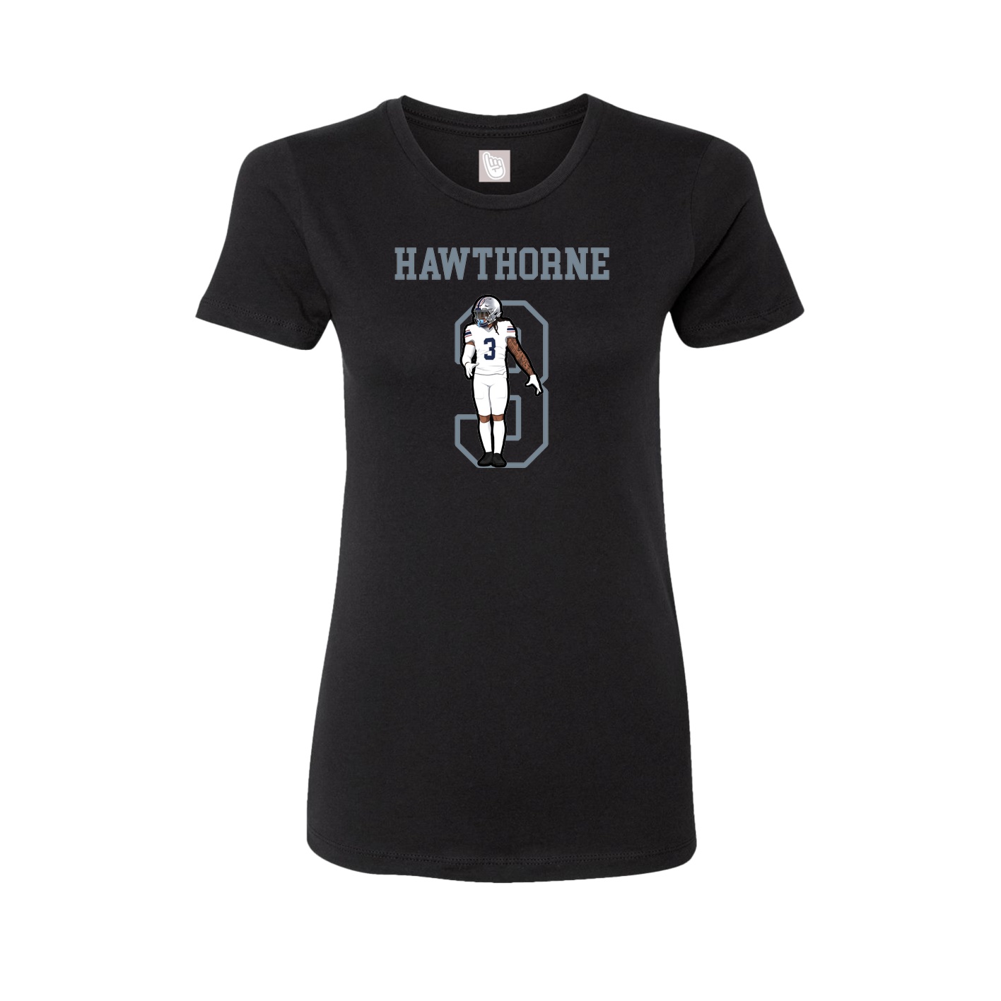 Fitted Women's Tee — Shirsey in Black