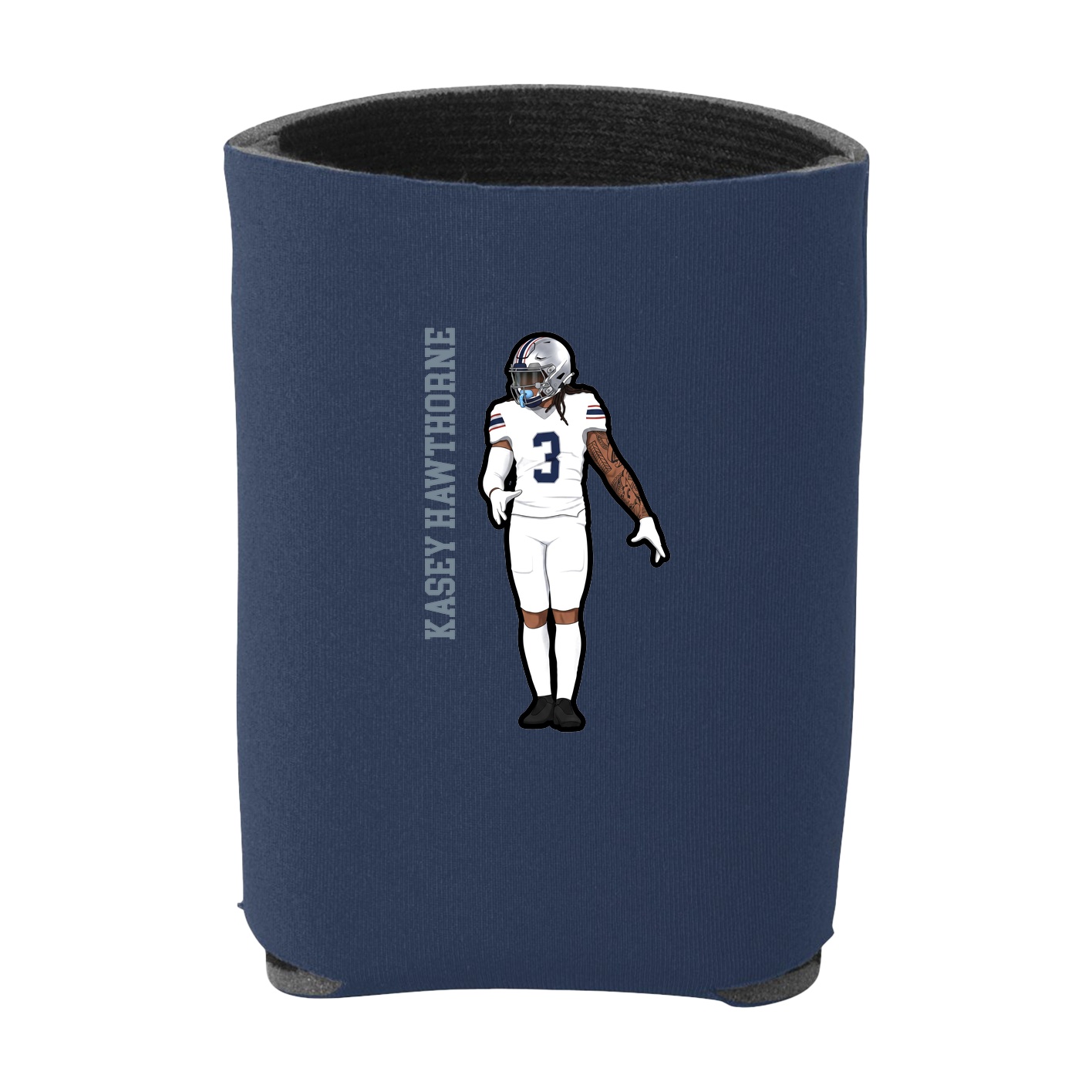 Can Holder — Name Vertical in Navy
