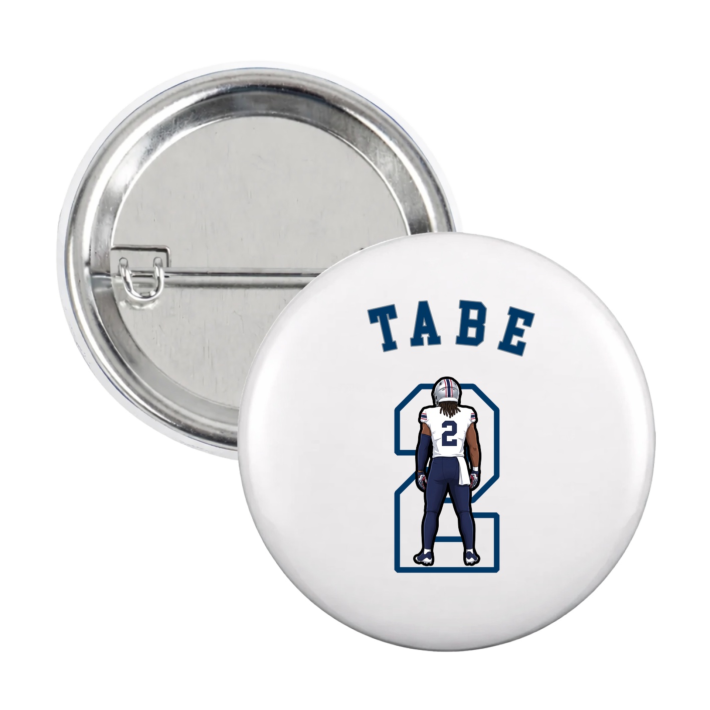 Game Day Button — Shirsey Arch in White