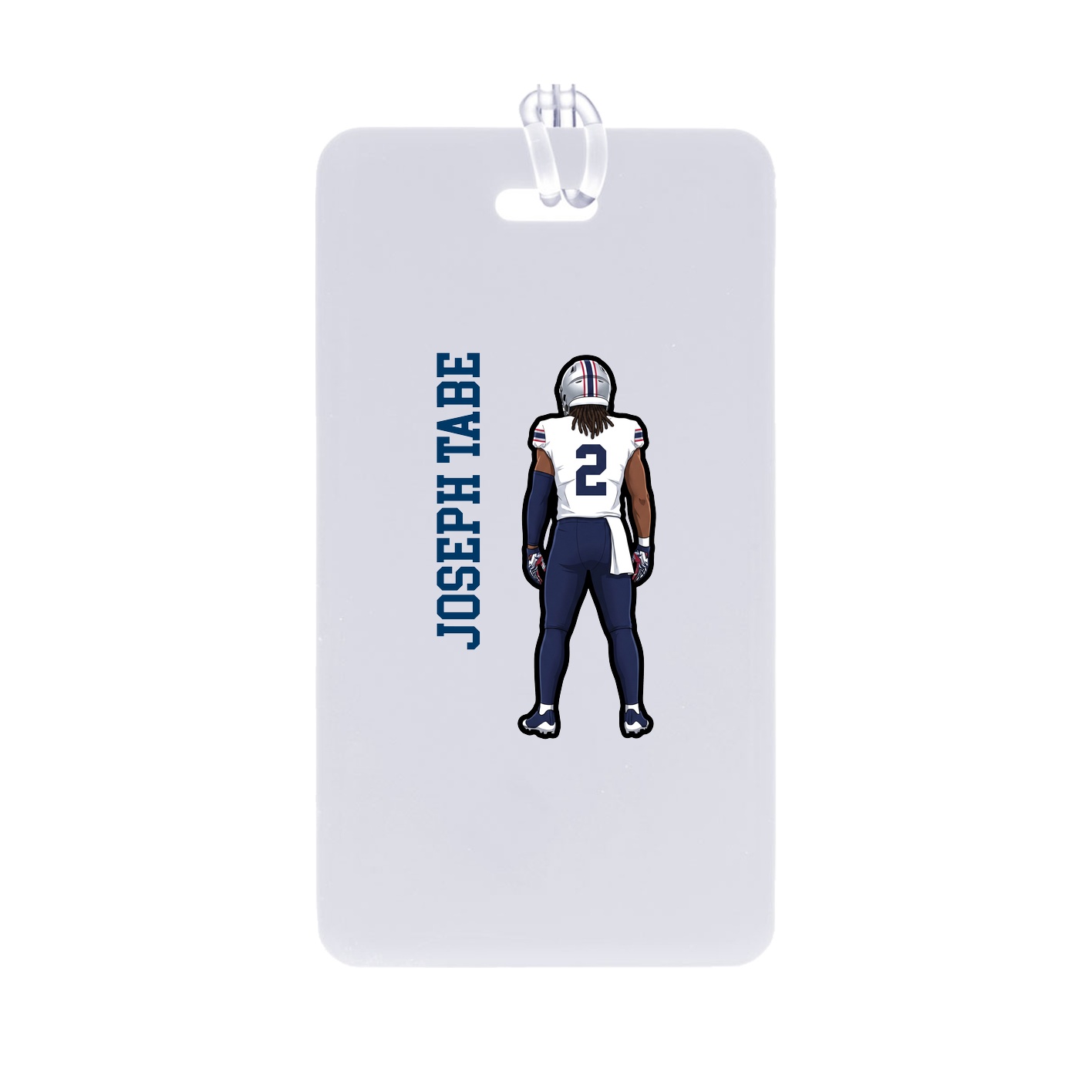 Bag Tag — Name Vertical in Classic