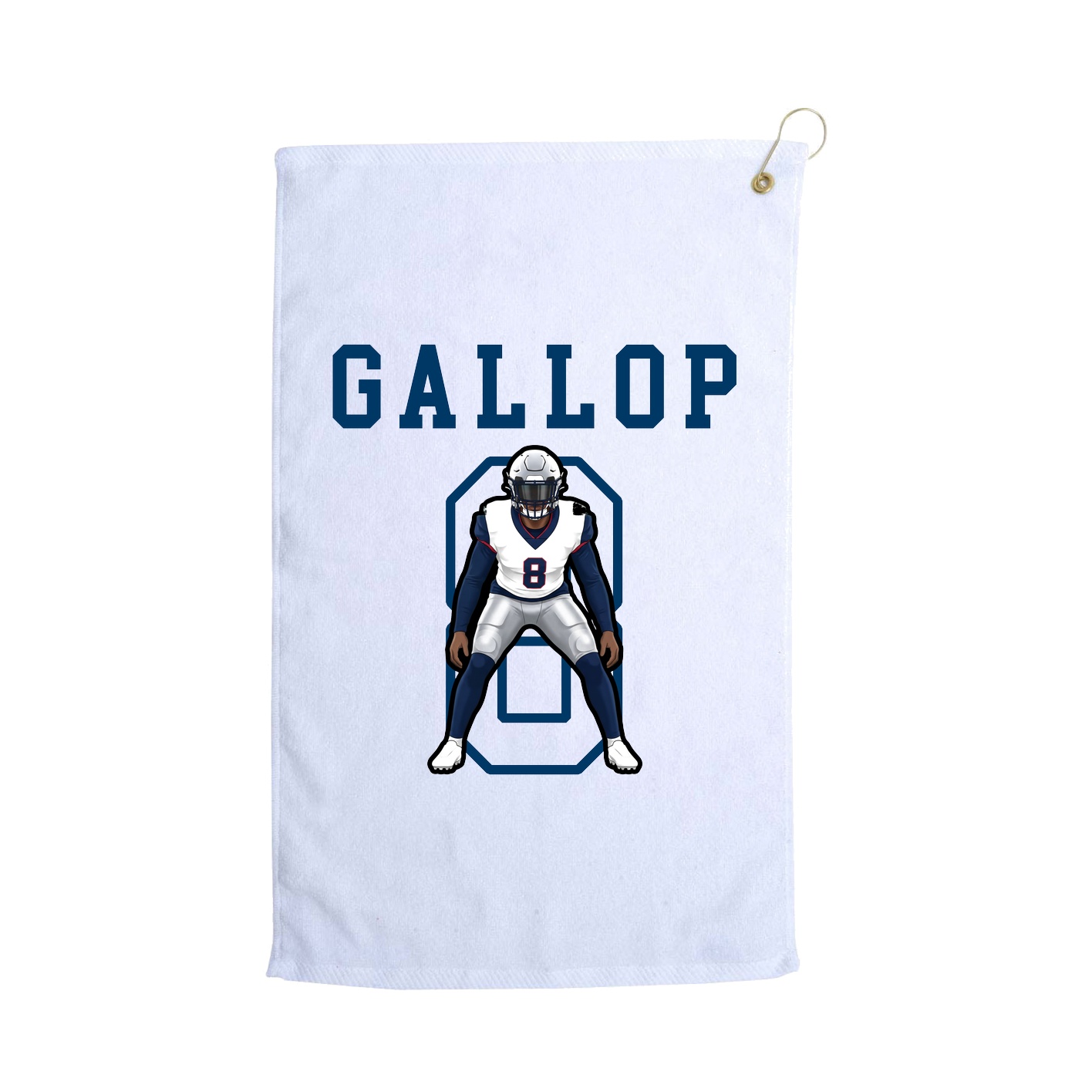 Golf Towel — Shirsey in White